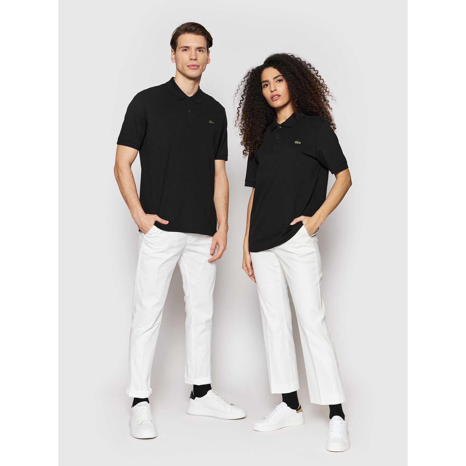 Lacoste Tricou polo Unisex PH9161 Negru Regular Fit - Pled.ro