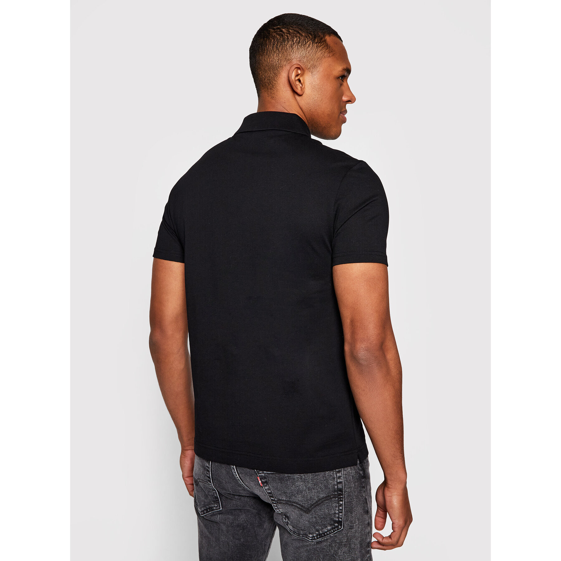 Lacoste Tricou polo YH4801 Negru Slim Fit - Pled.ro