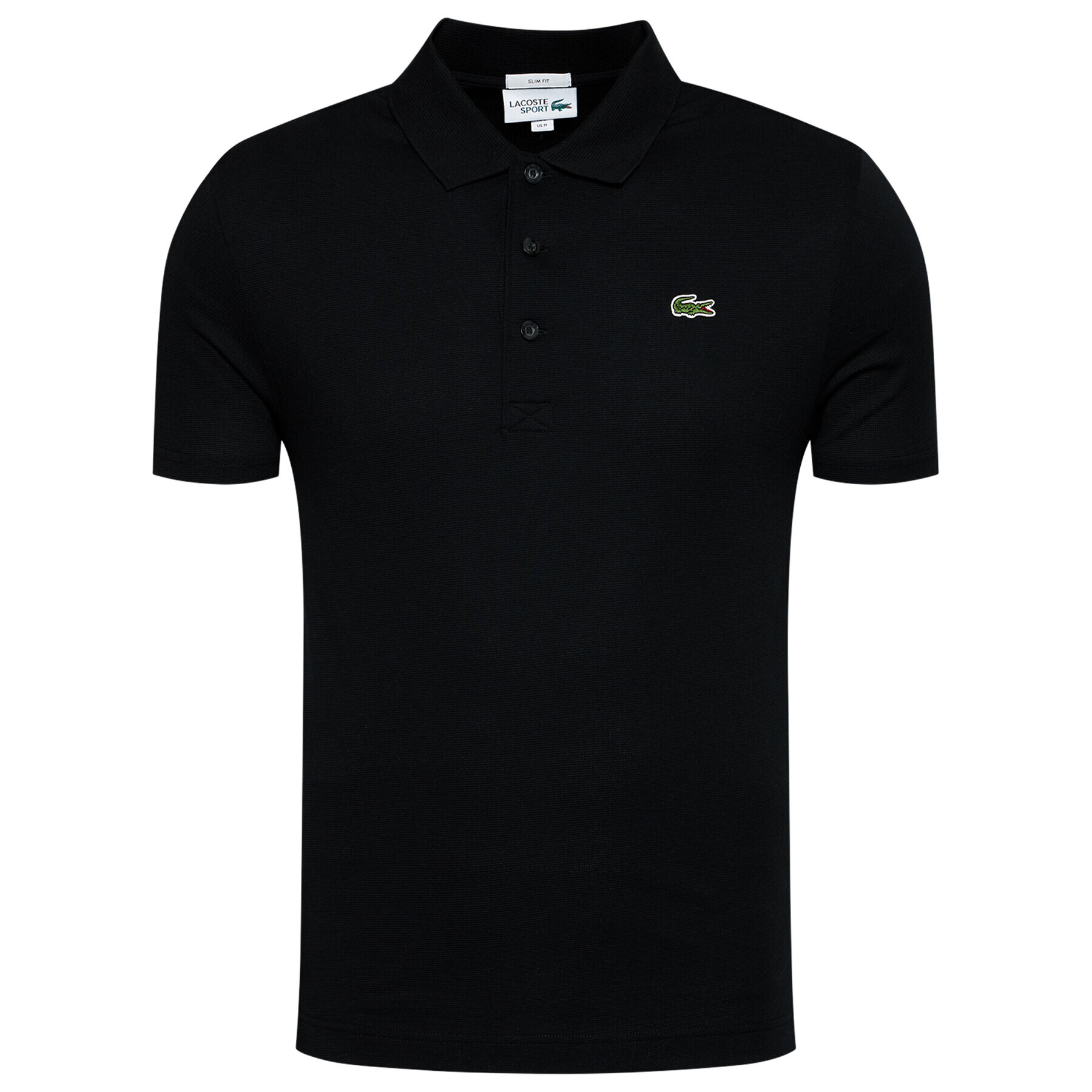 Lacoste Tricou polo YH4801 Negru Slim Fit - Pled.ro