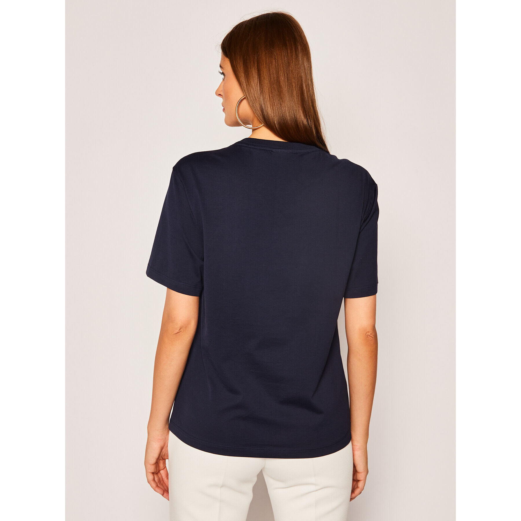 Lacoste Tricou TF5441 Bleumarin Regular Fit - Pled.ro