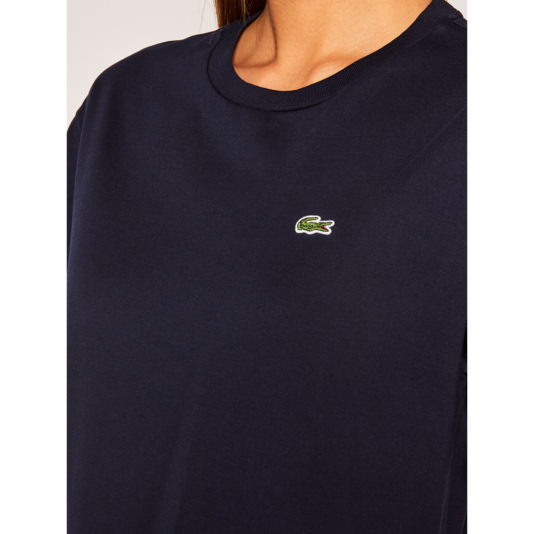 Lacoste Tricou TF5441 Bleumarin Regular Fit - Pled.ro