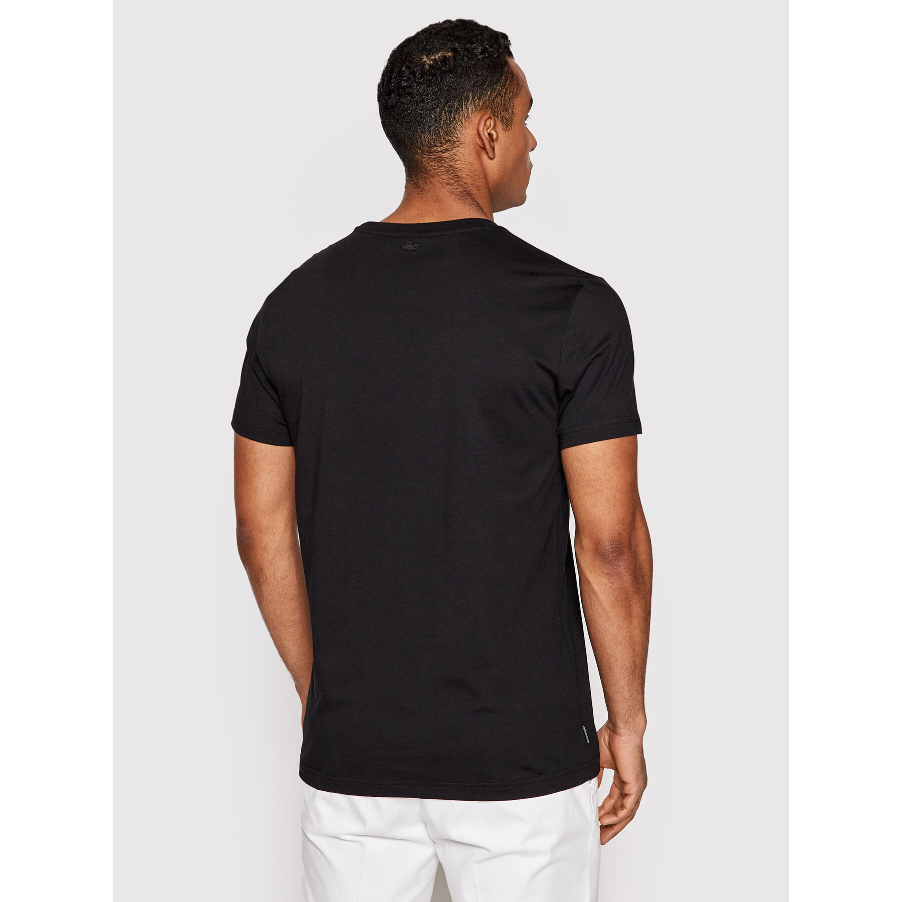 Lacoste Tricou TH0204 Negru Slim Fit - Pled.ro