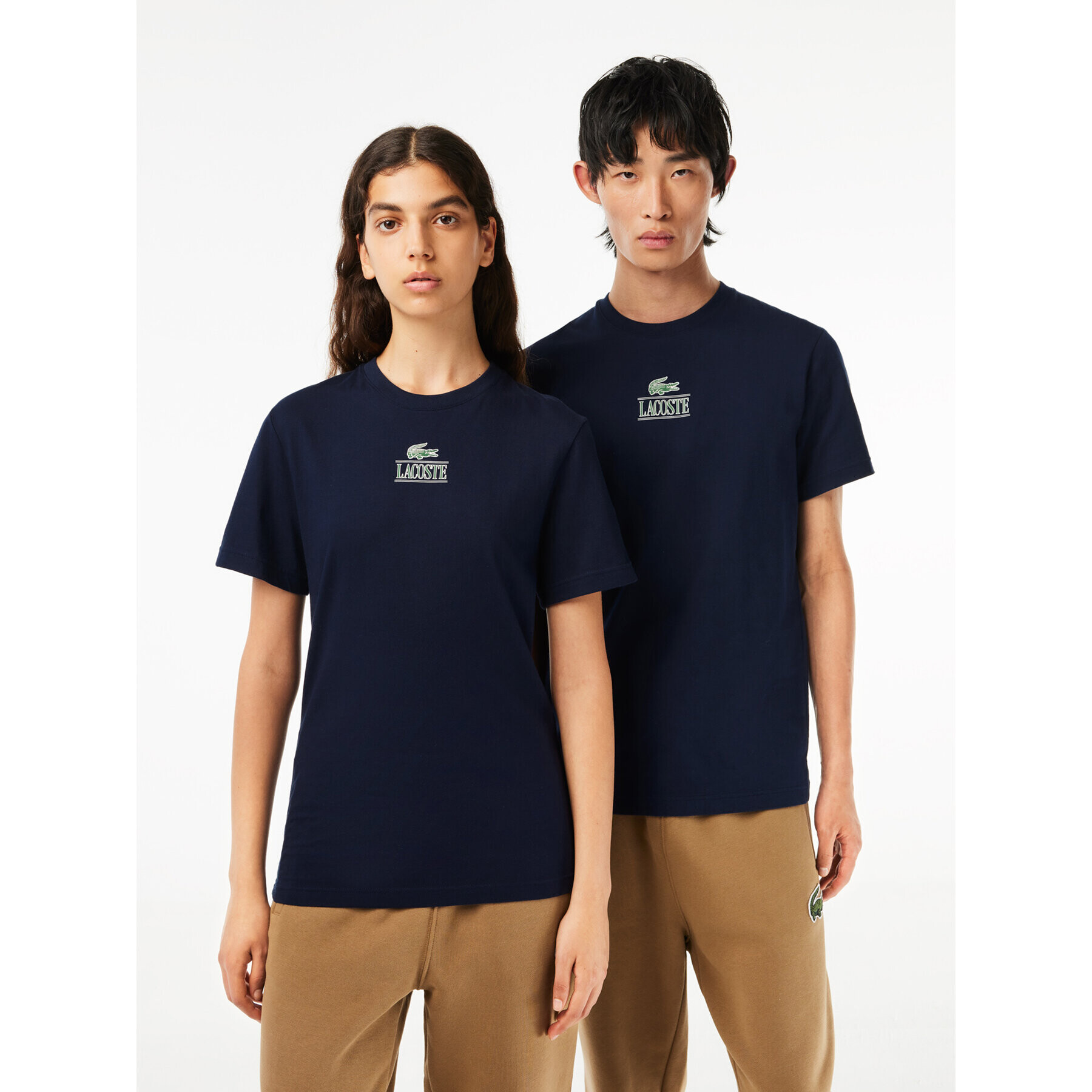 Lacoste Tricou TH1147 Bleumarin Regular Fit - Pled.ro