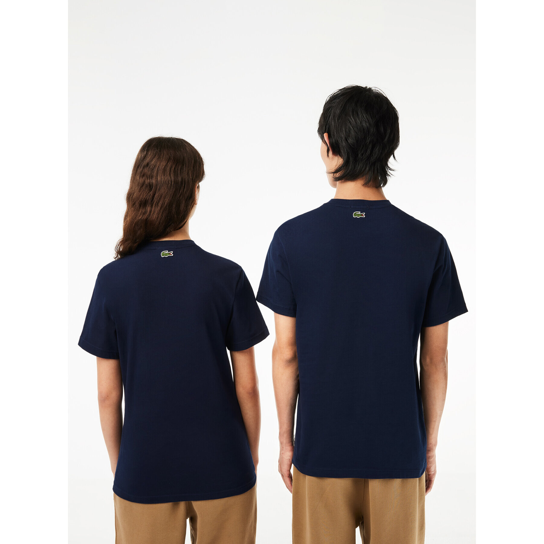 Lacoste Tricou TH1147 Bleumarin Regular Fit - Pled.ro