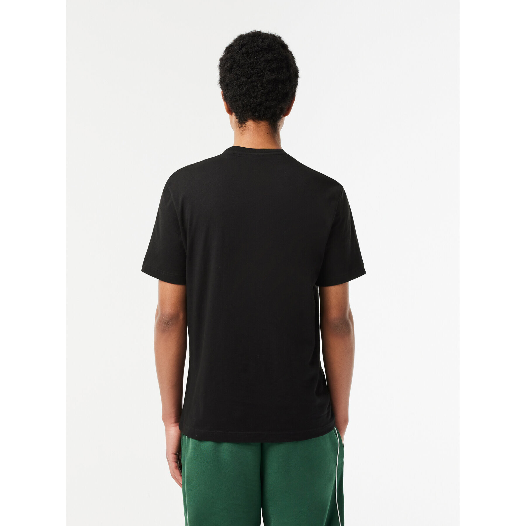 Lacoste Tricou TH1285 Negru Regular Fit - Pled.ro