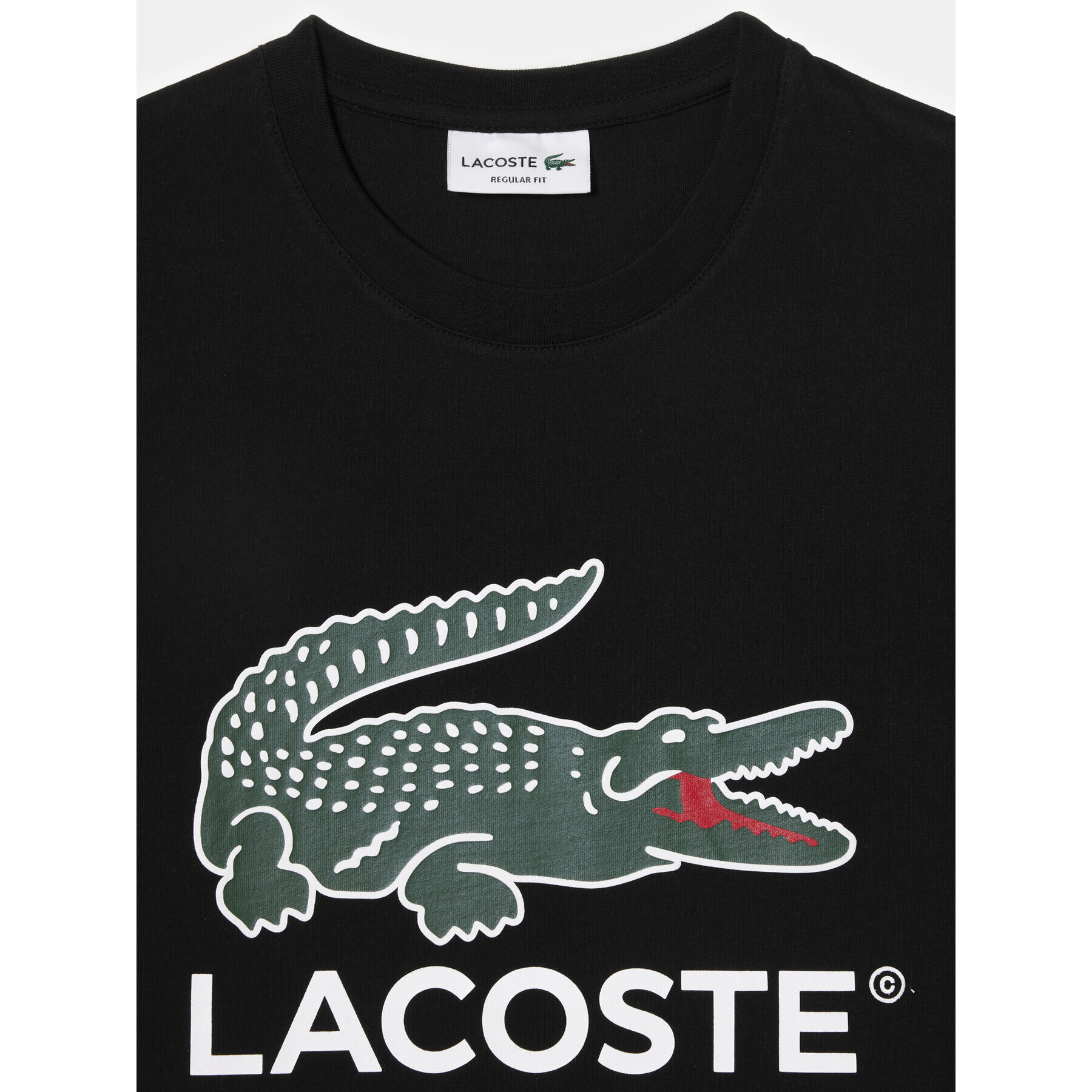 Lacoste Tricou TH1285 Negru Regular Fit - Pled.ro