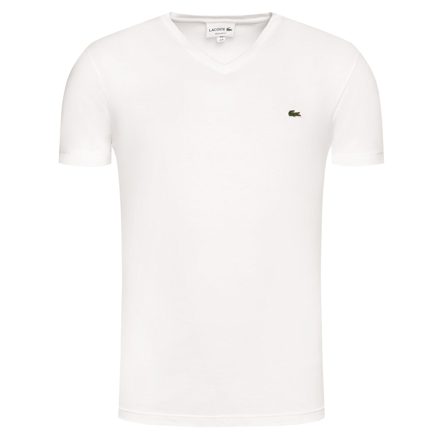 Lacoste Tricou TH2036 Alb Regular Fit - Pled.ro