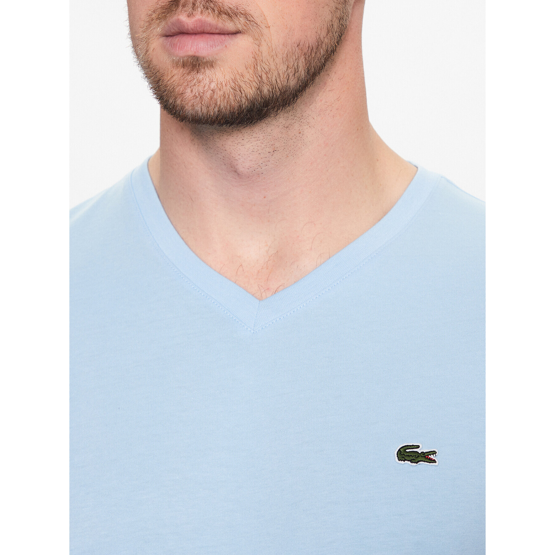 Lacoste Tricou TH2036 Albastru Regular Fit - Pled.ro