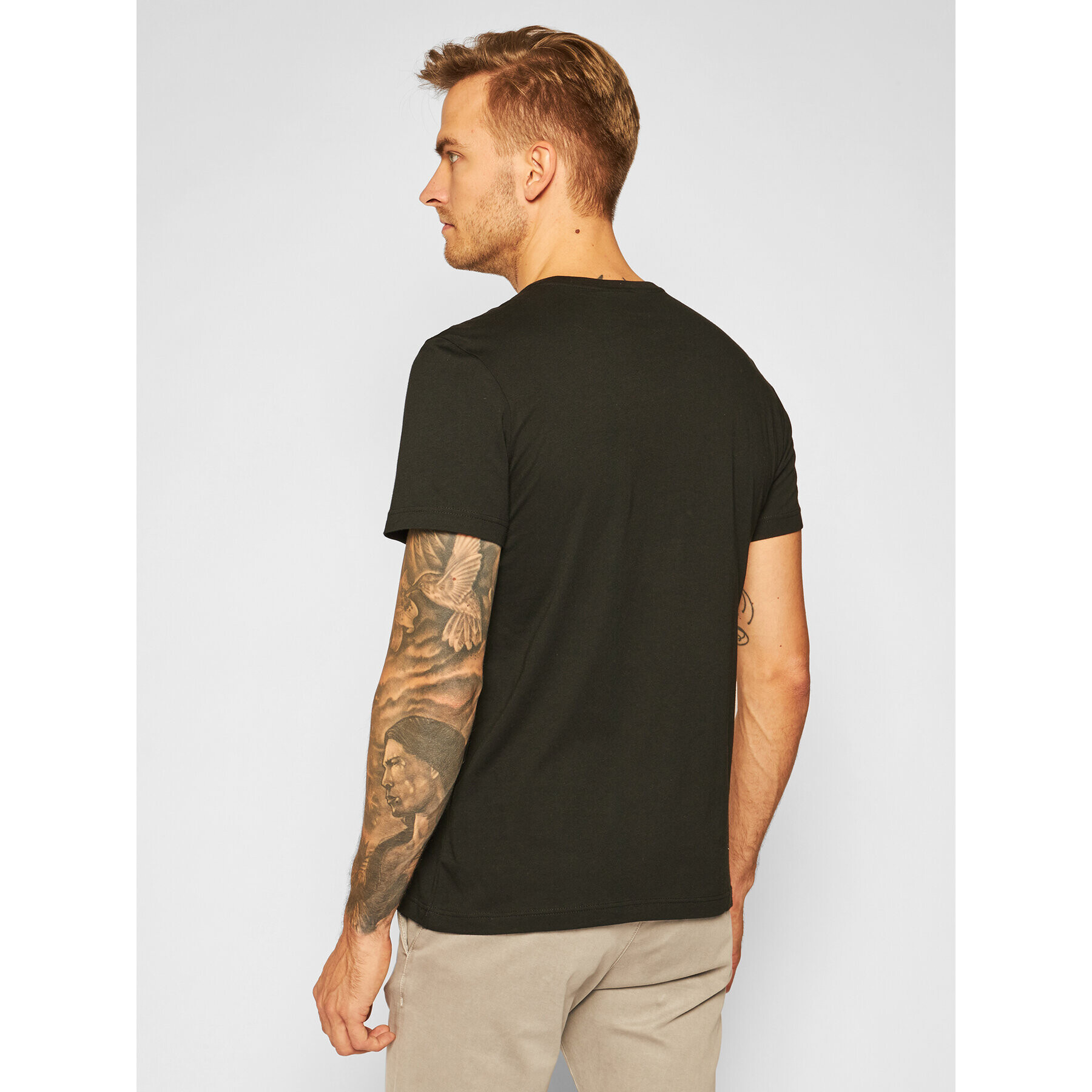 Lacoste Tricou TH2036 Negru Regular Fit - Pled.ro