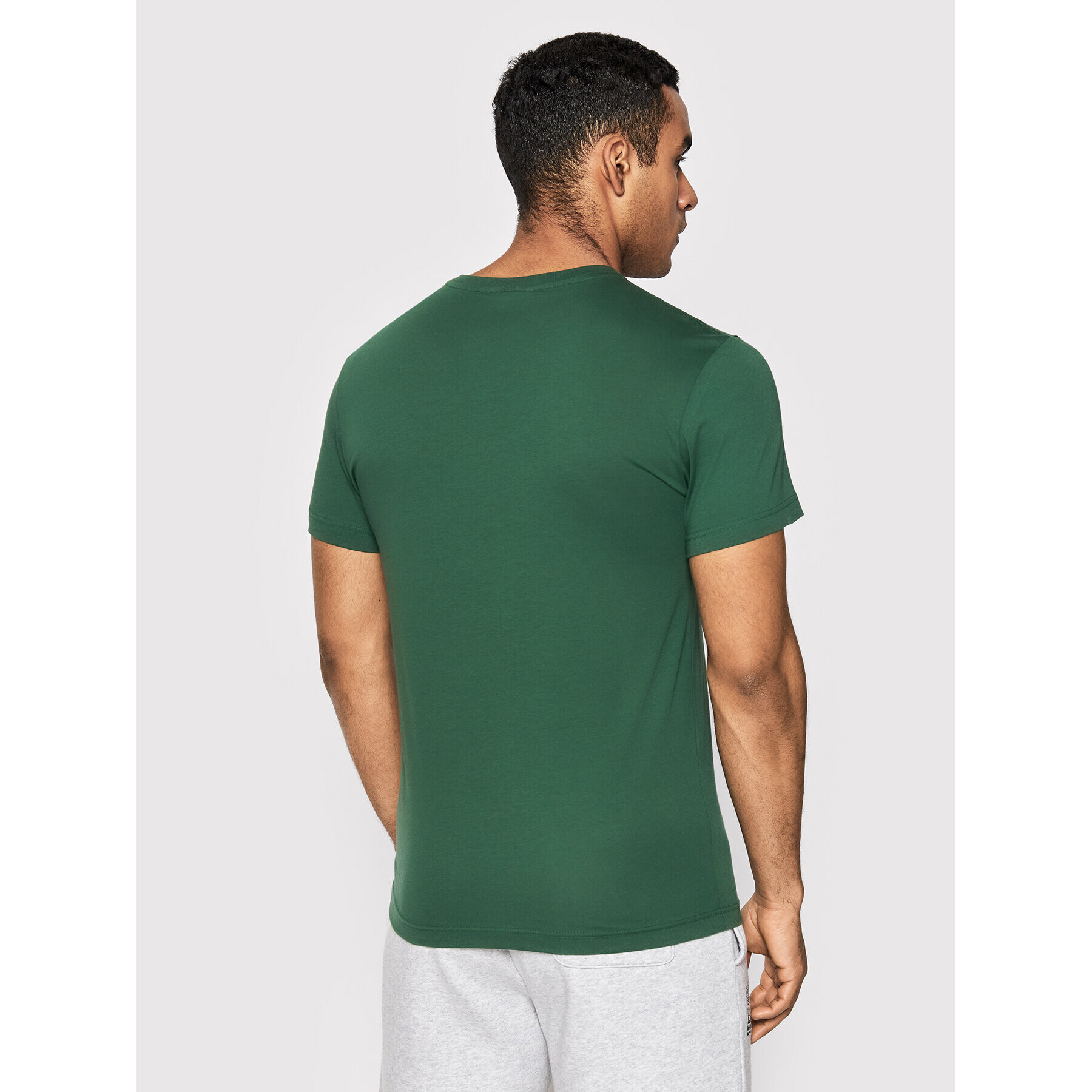 Lacoste Tricou TH2036 Verde Regular Fit - Pled.ro