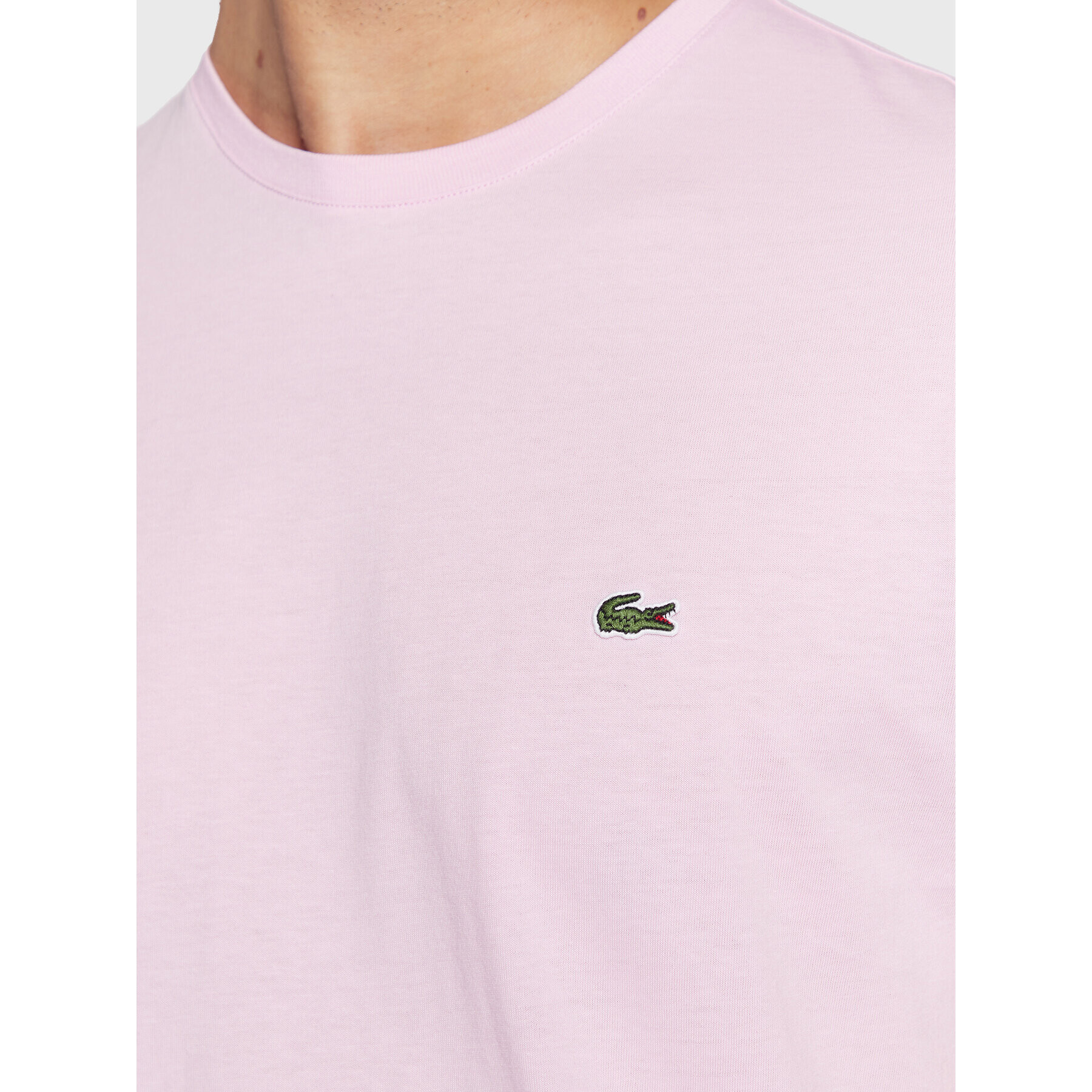 Lacoste Tricou TH2038 Roz Regular Fit - Pled.ro