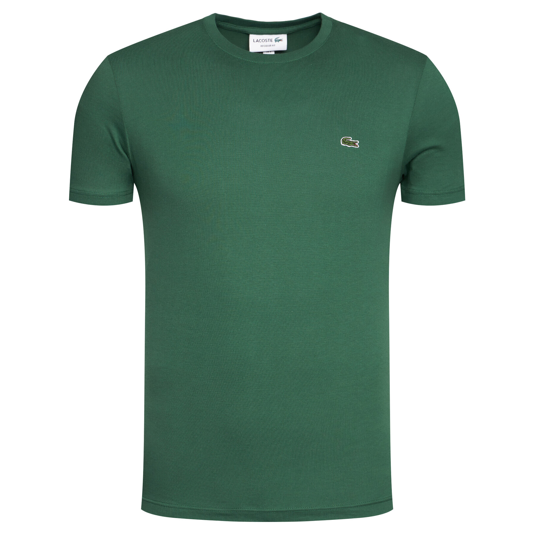 Lacoste Tricou TH2038 Verde Regular Fit - Pled.ro