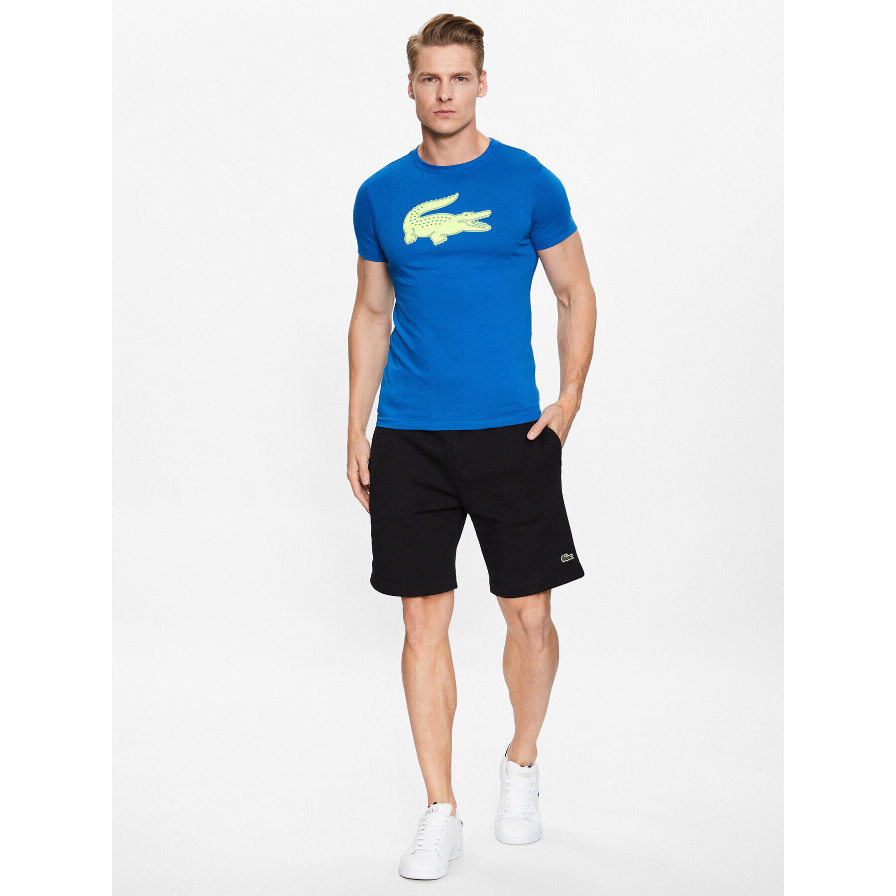 Lacoste Tricou TH2042 Colorat Regular Fit - Pled.ro