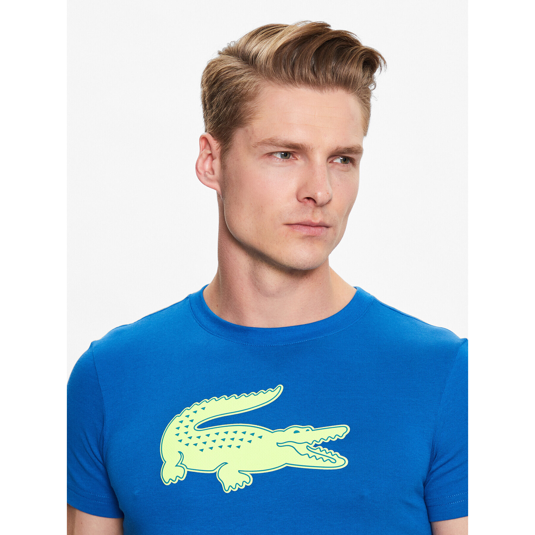 Lacoste Tricou TH2042 Colorat Regular Fit - Pled.ro