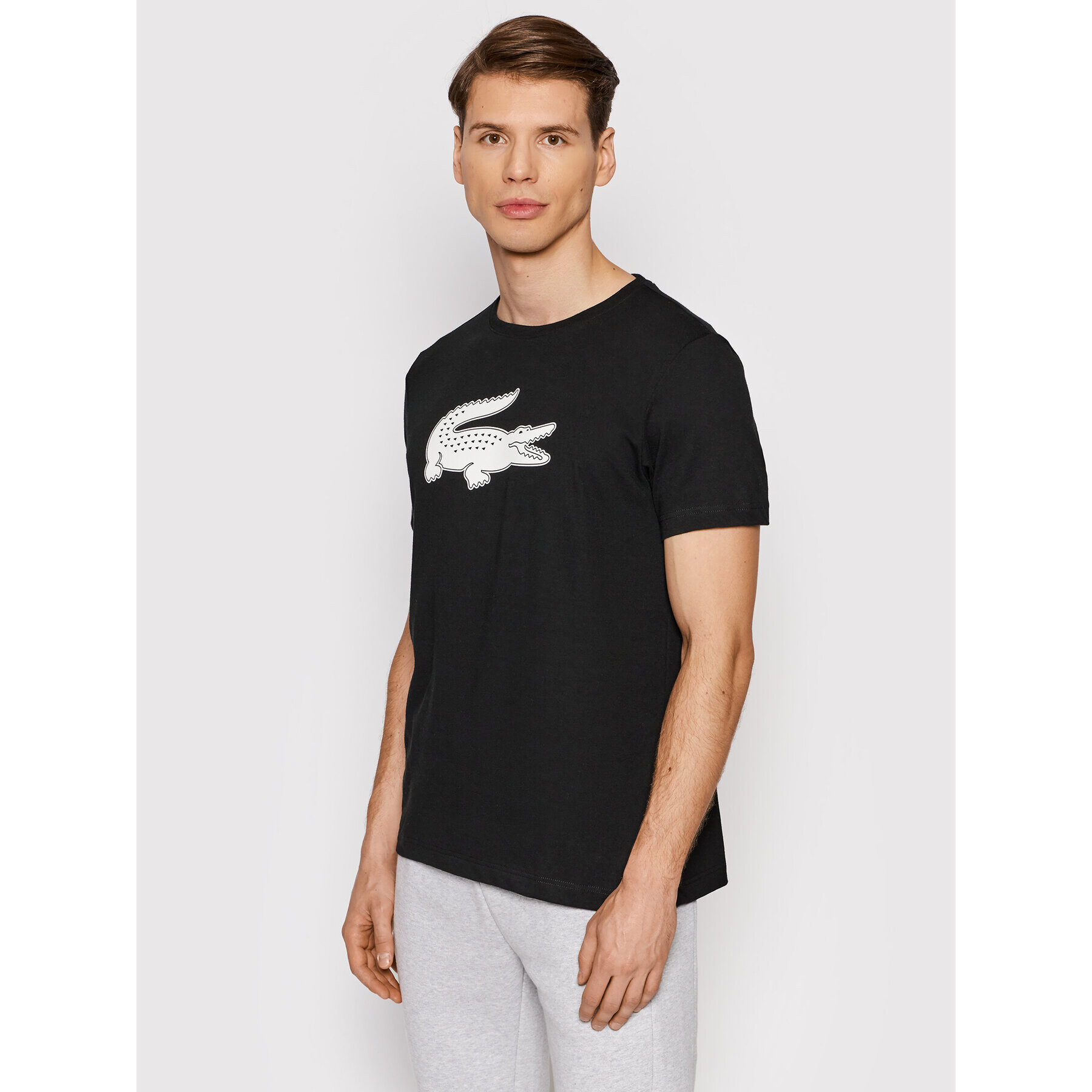 Lacoste Tricou TH2042 Negru Regular Fit - Pled.ro