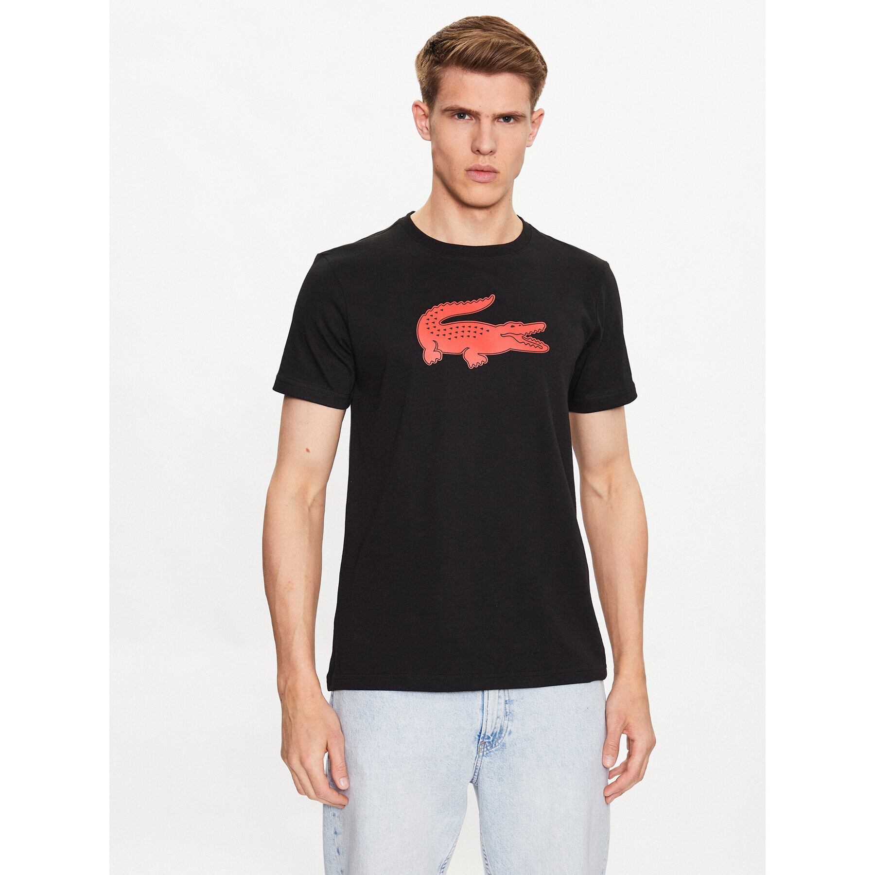 Lacoste Tricou TH2042 Negru Regular Fit - Pled.ro