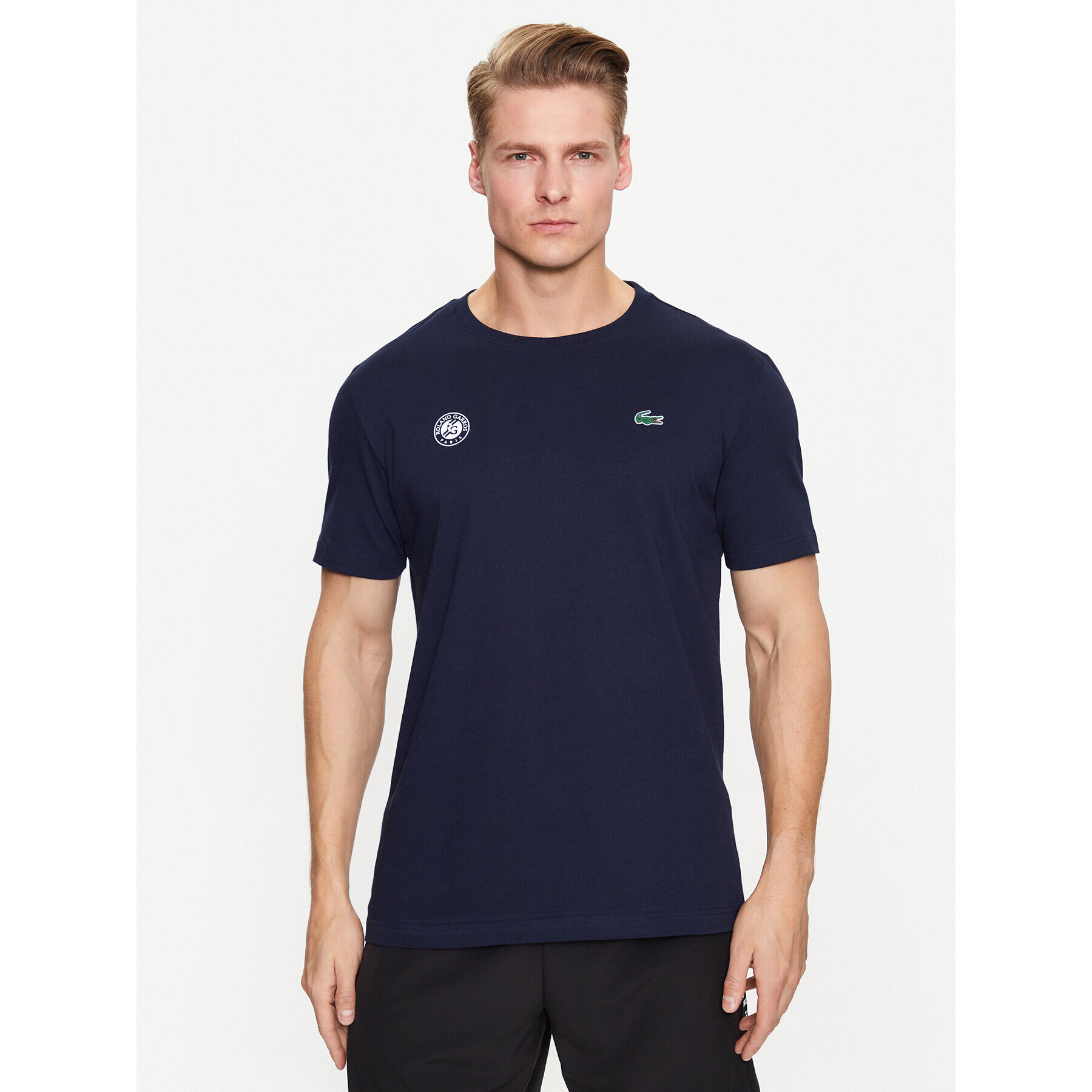 Lacoste Tricou TH2116 Bleumarin Regular Fit - Pled.ro