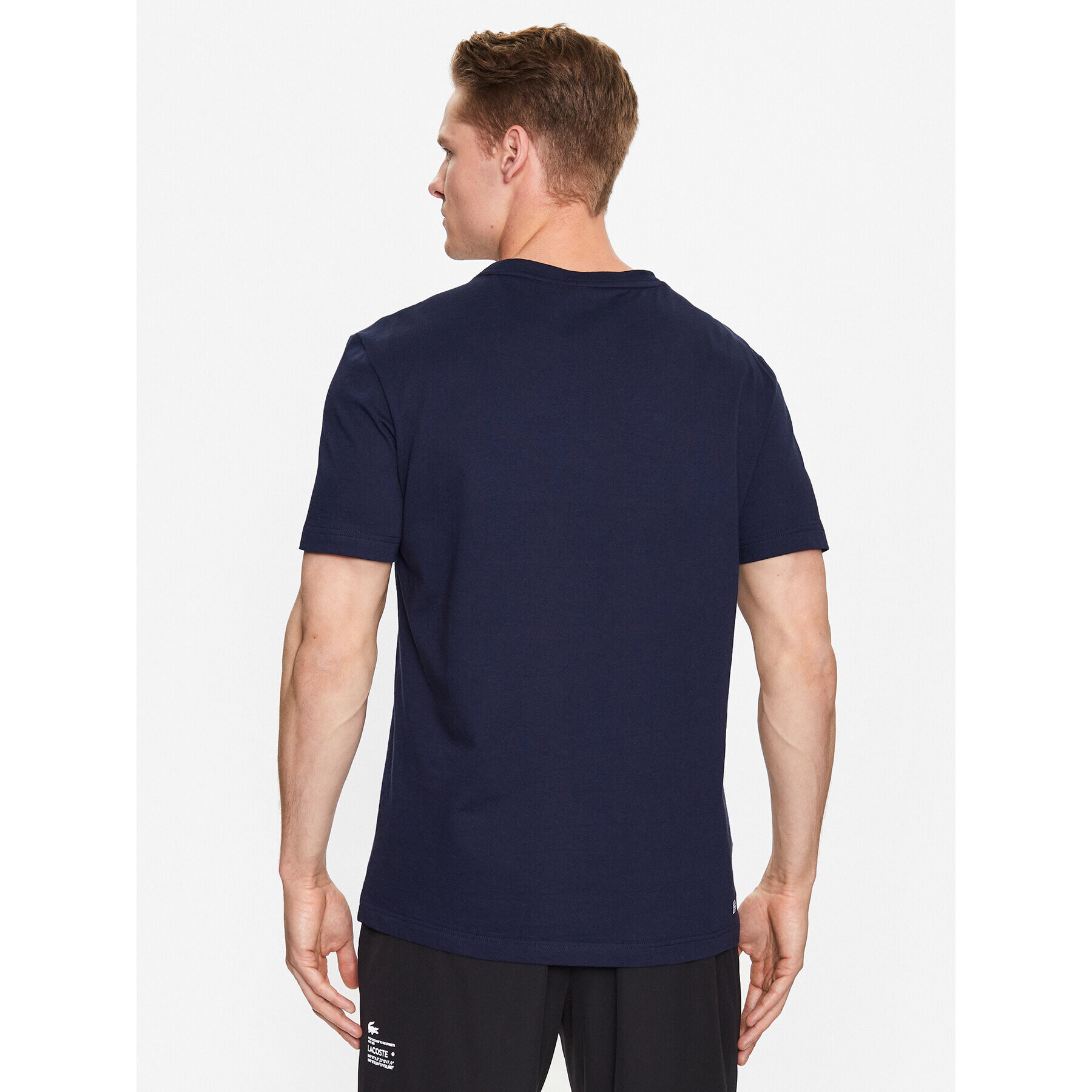 Lacoste Tricou TH2116 Bleumarin Regular Fit - Pled.ro