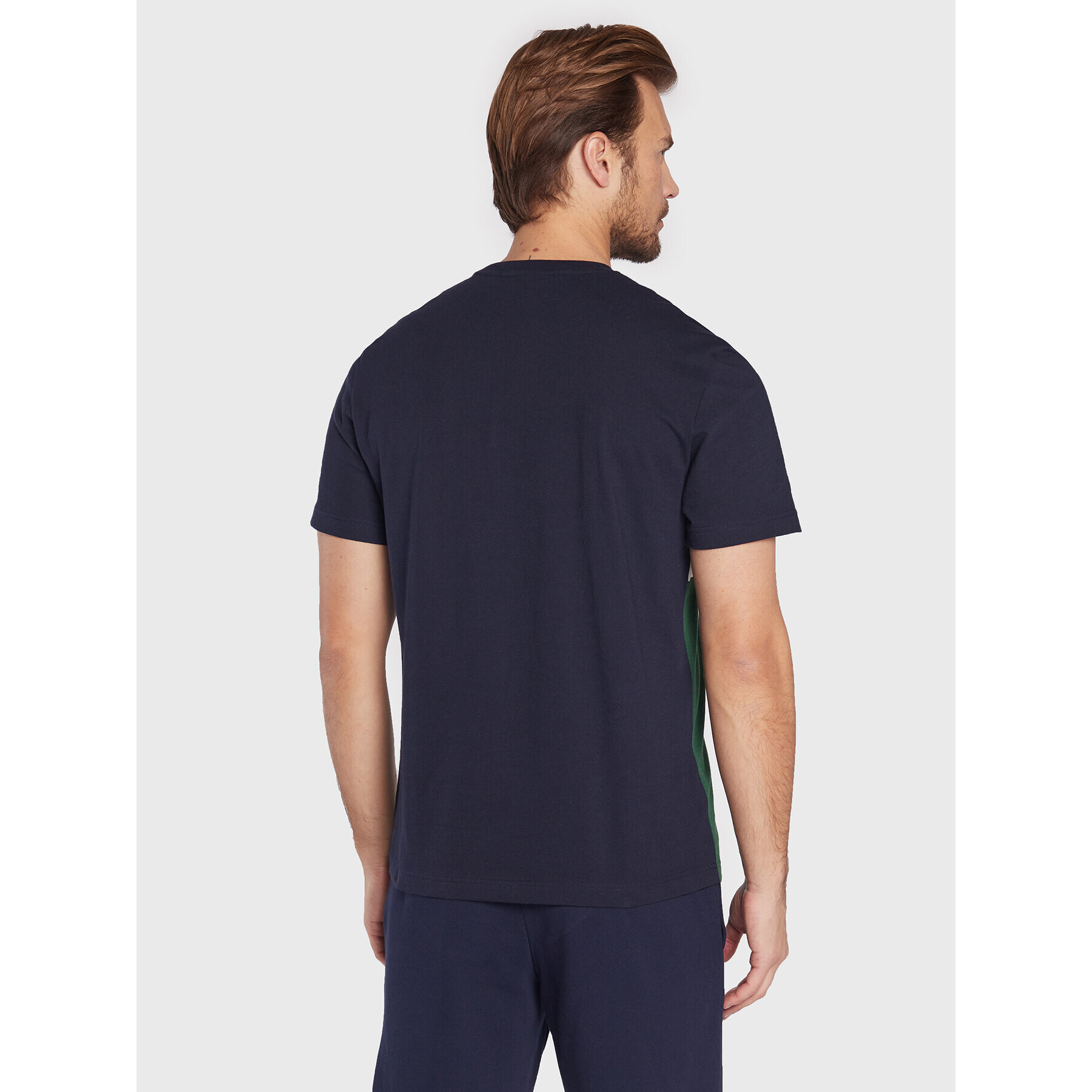 Lacoste Tricou TH3384 Bleumarin Regular Fit - Pled.ro