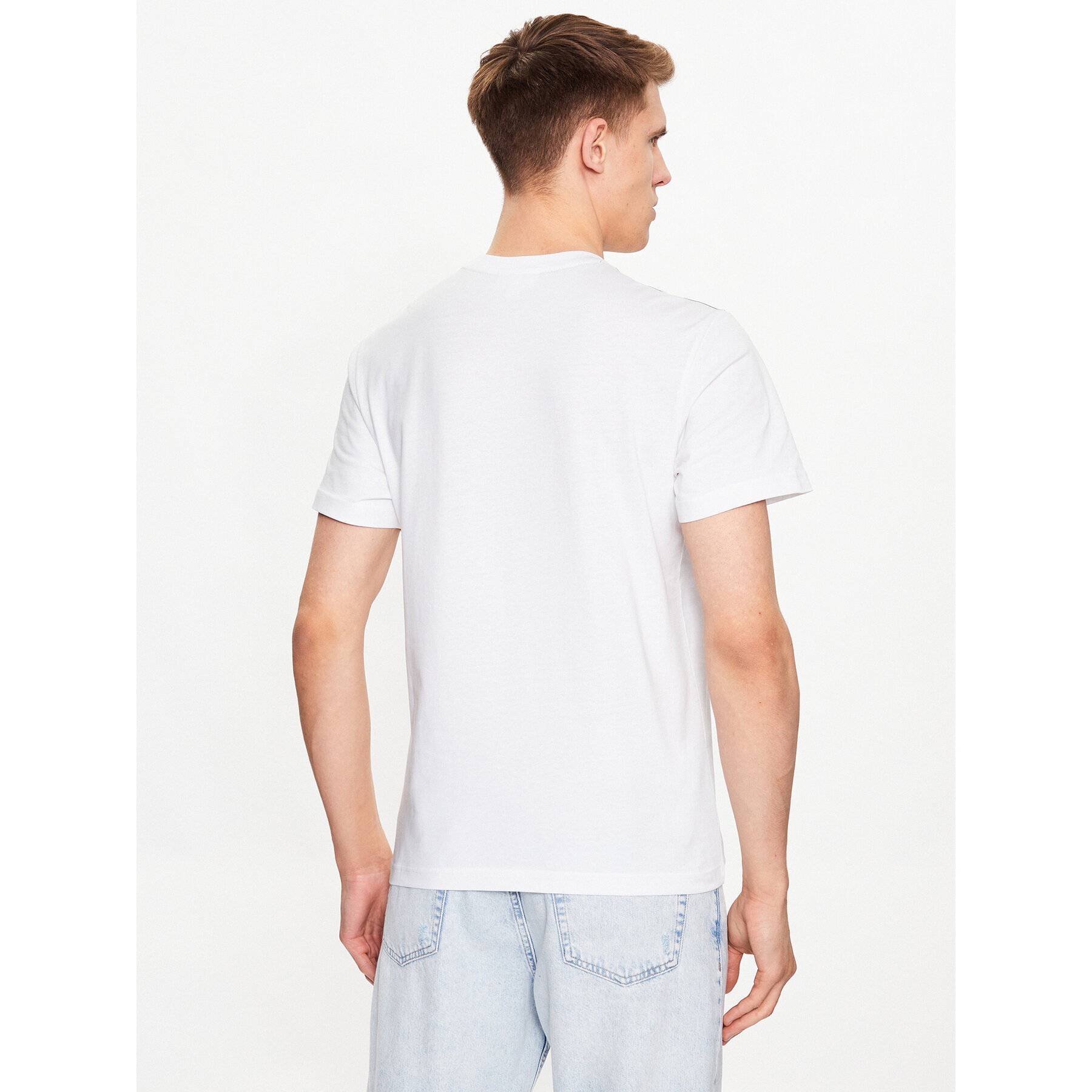 Lacoste Tricou TH5070 Alb Regular Fit - Pled.ro