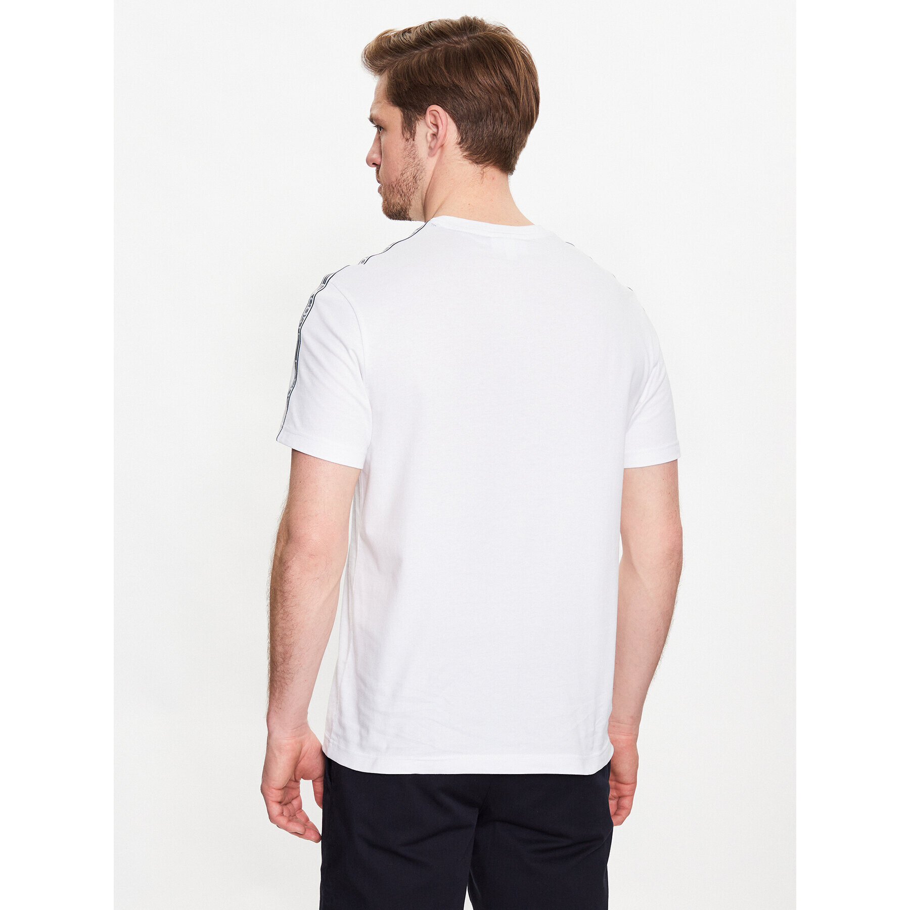 Lacoste Tricou TH5071 Alb Regular Fit - Pled.ro