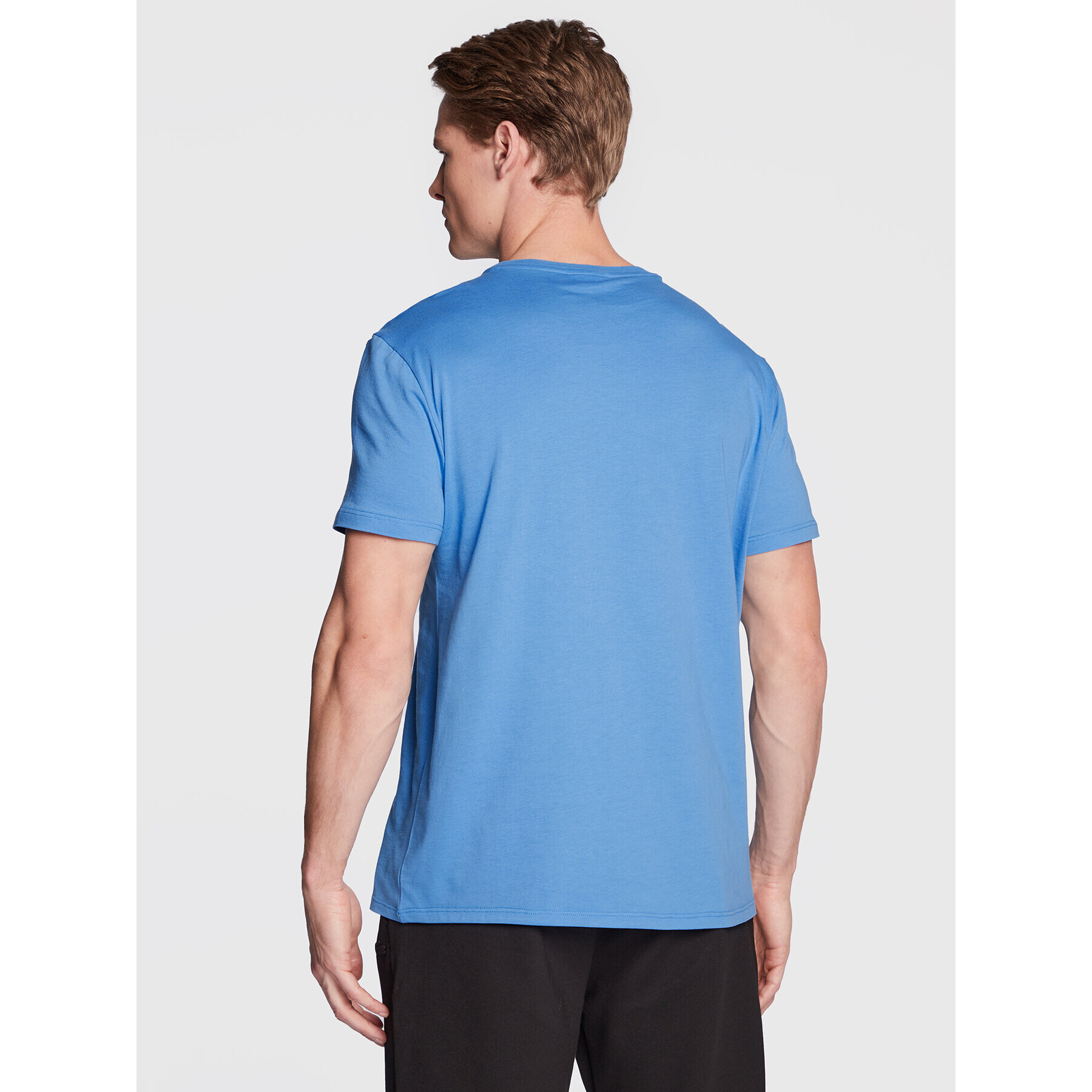 Lacoste Tricou TH6709 Albastru Regular Fit - Pled.ro