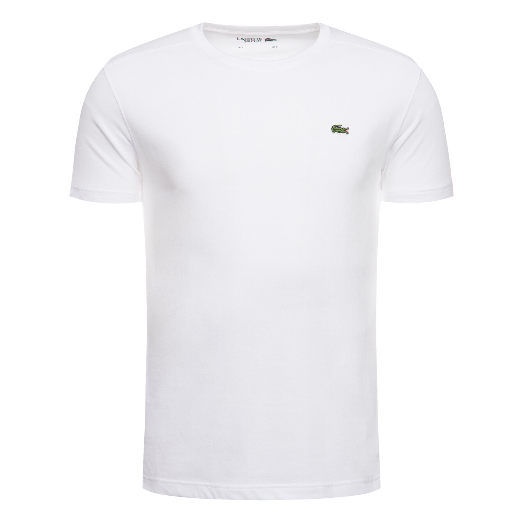 Lacoste Tricou TH7618 Alb Regular Fit - Pled.ro