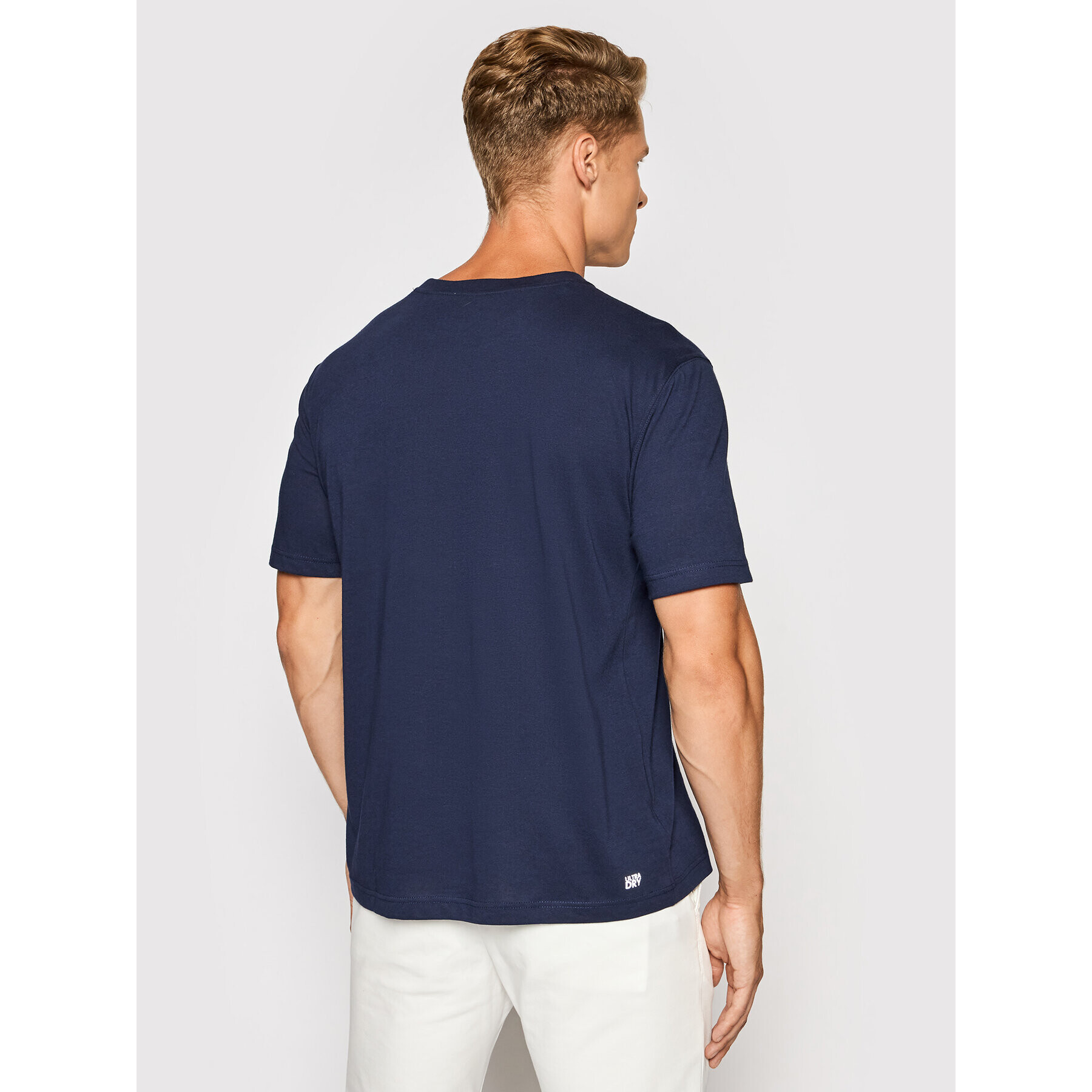 Lacoste Tricou TH7618 Bleumarin Regular Fit - Pled.ro