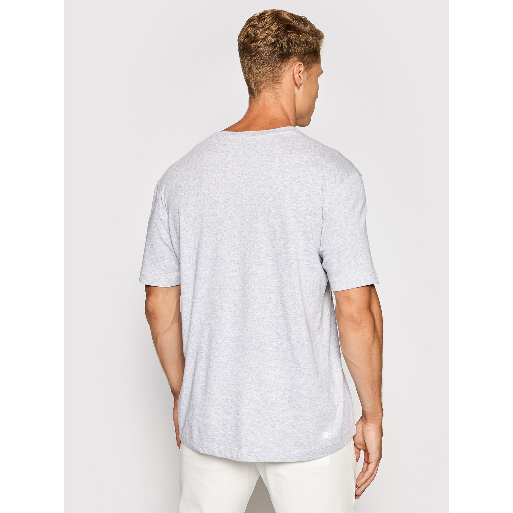 Lacoste Tricou TH7618 Gri Regular Fit - Pled.ro