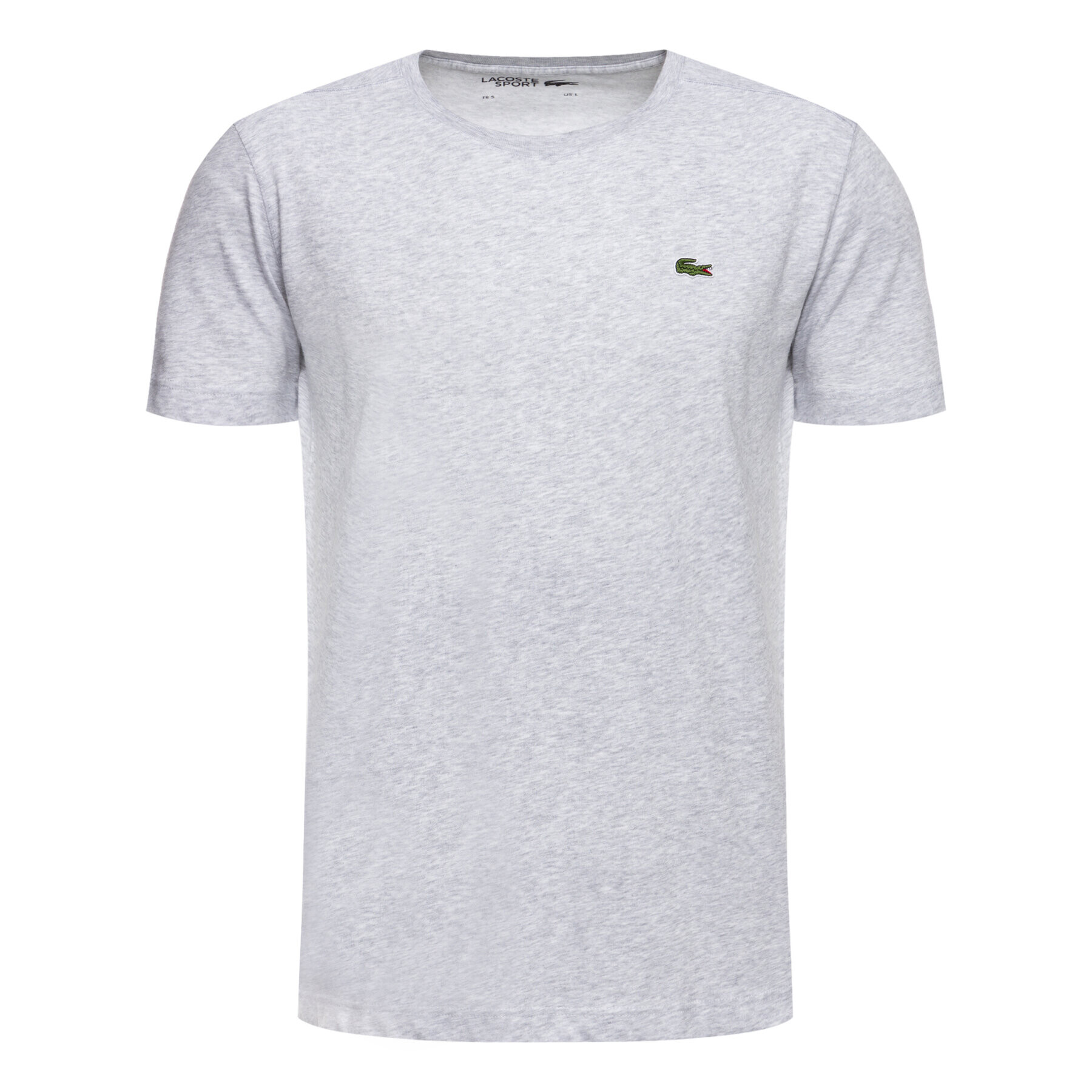 Lacoste Tricou TH7618 Gri Regular Fit - Pled.ro