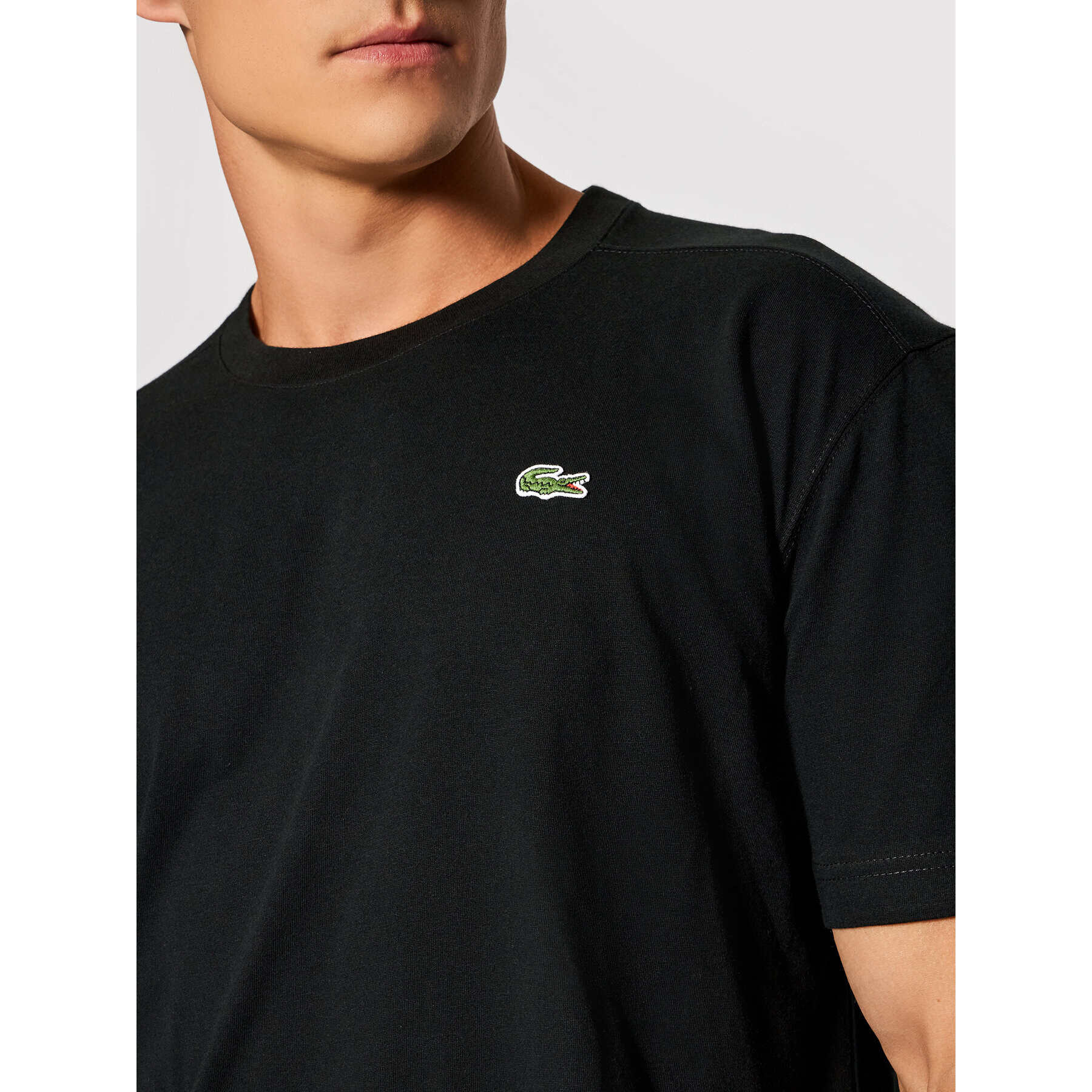 Lacoste Tricou TH7618 Negru Regular Fit - Pled.ro