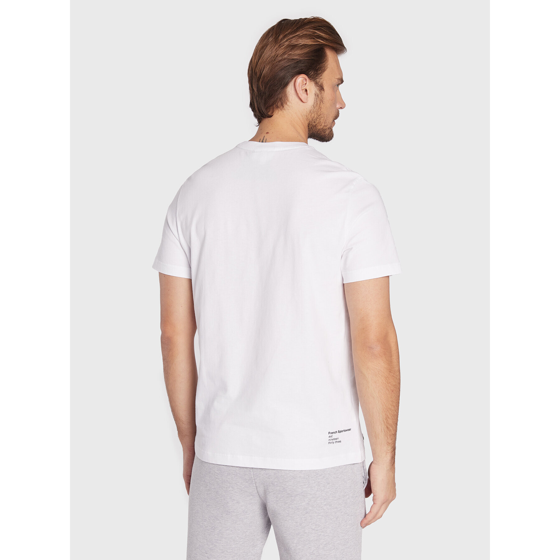 Lacoste Tricou TH9665 Alb Regular Fit - Pled.ro