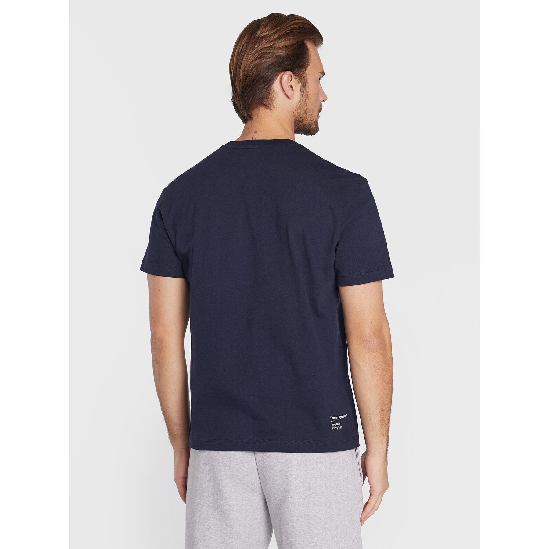 Lacoste Tricou TH9665 Bleumarin Regular Fit - Pled.ro