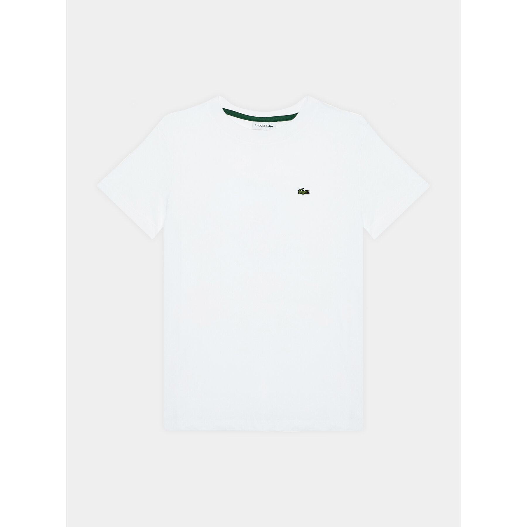 Lacoste Tricou TJ1122 Alb Regular Fit - Pled.ro