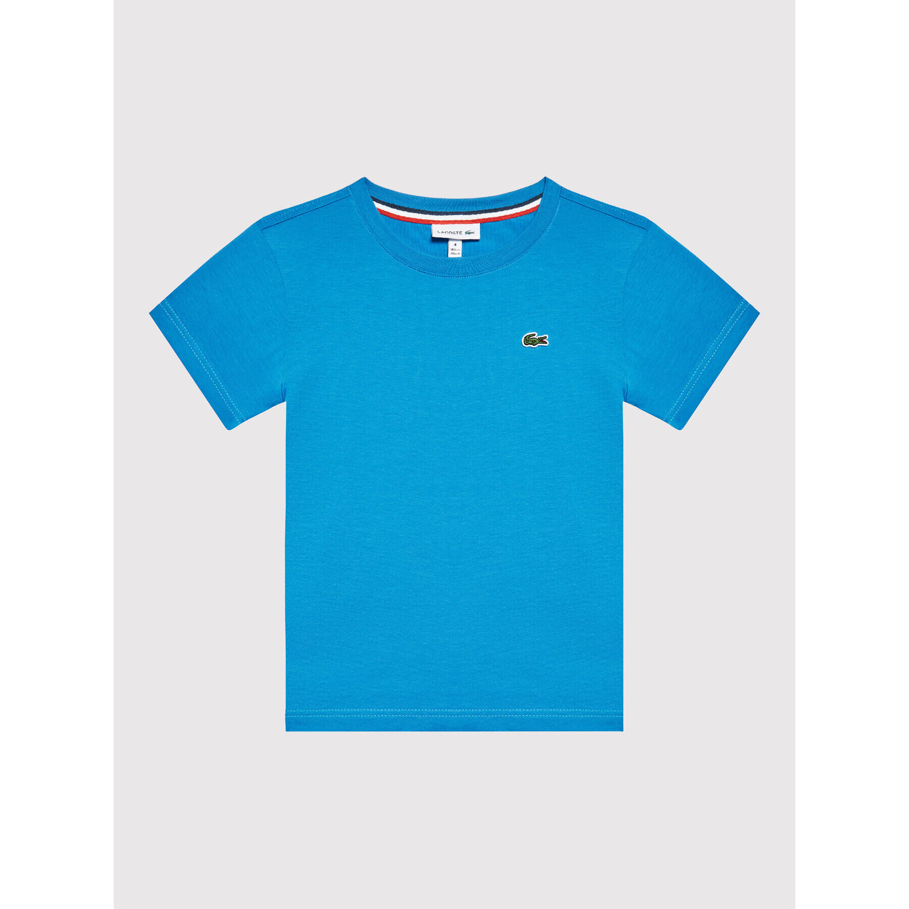 Lacoste Tricou TJ1442 Albastru Regular Fit - Pled.ro