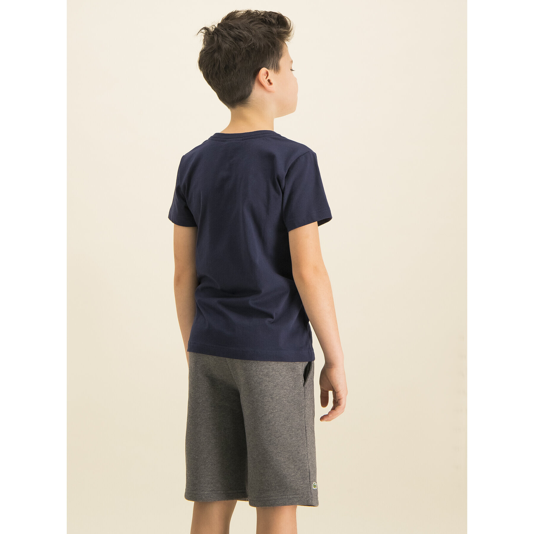 Lacoste Tricou TJ1442 Bleumarin Regular Fit - Pled.ro