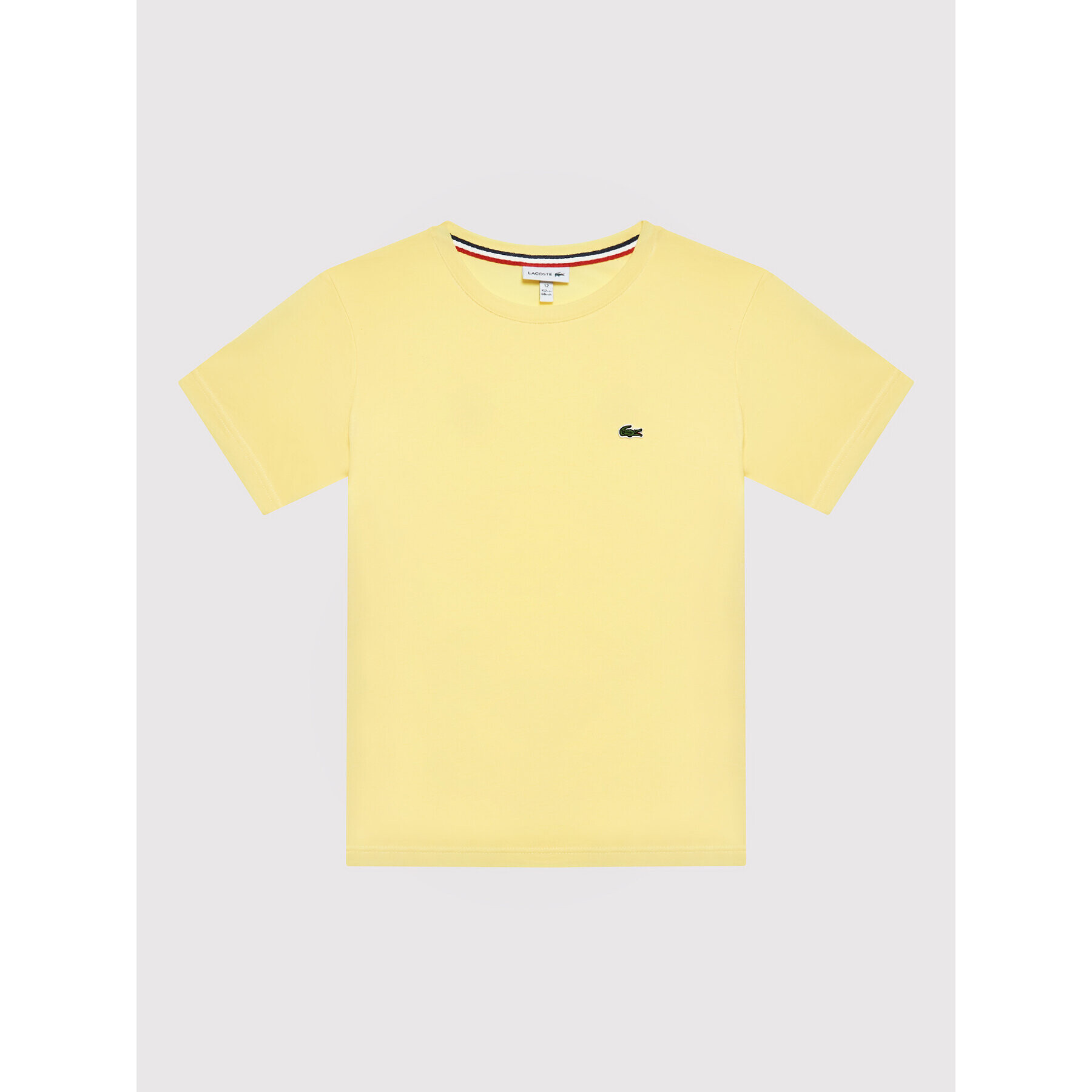 Lacoste Tricou TJ1442 Galben Regular Fit - Pled.ro