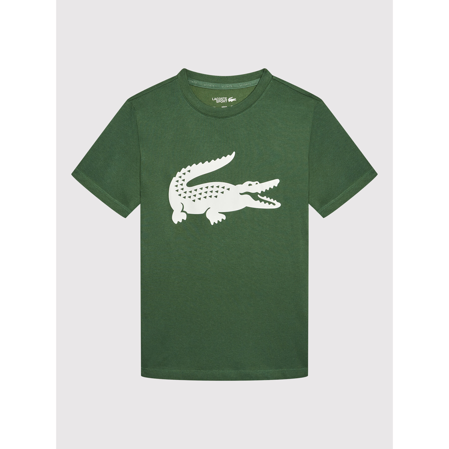 Lacoste Tricou TJ2910 Verde Regular Fit - Pled.ro