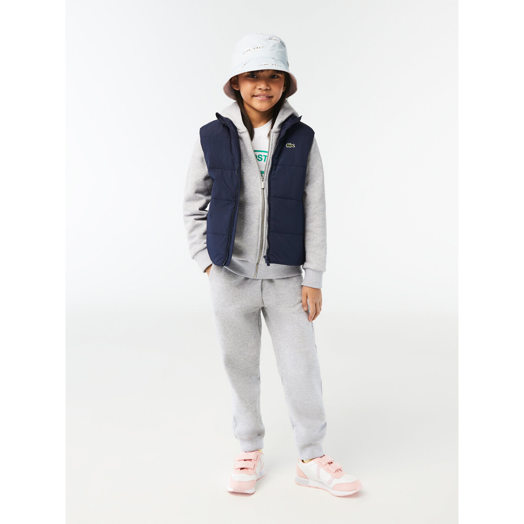 Lacoste Vestă BJ3521 Bleumarin Regular Fit - Pled.ro