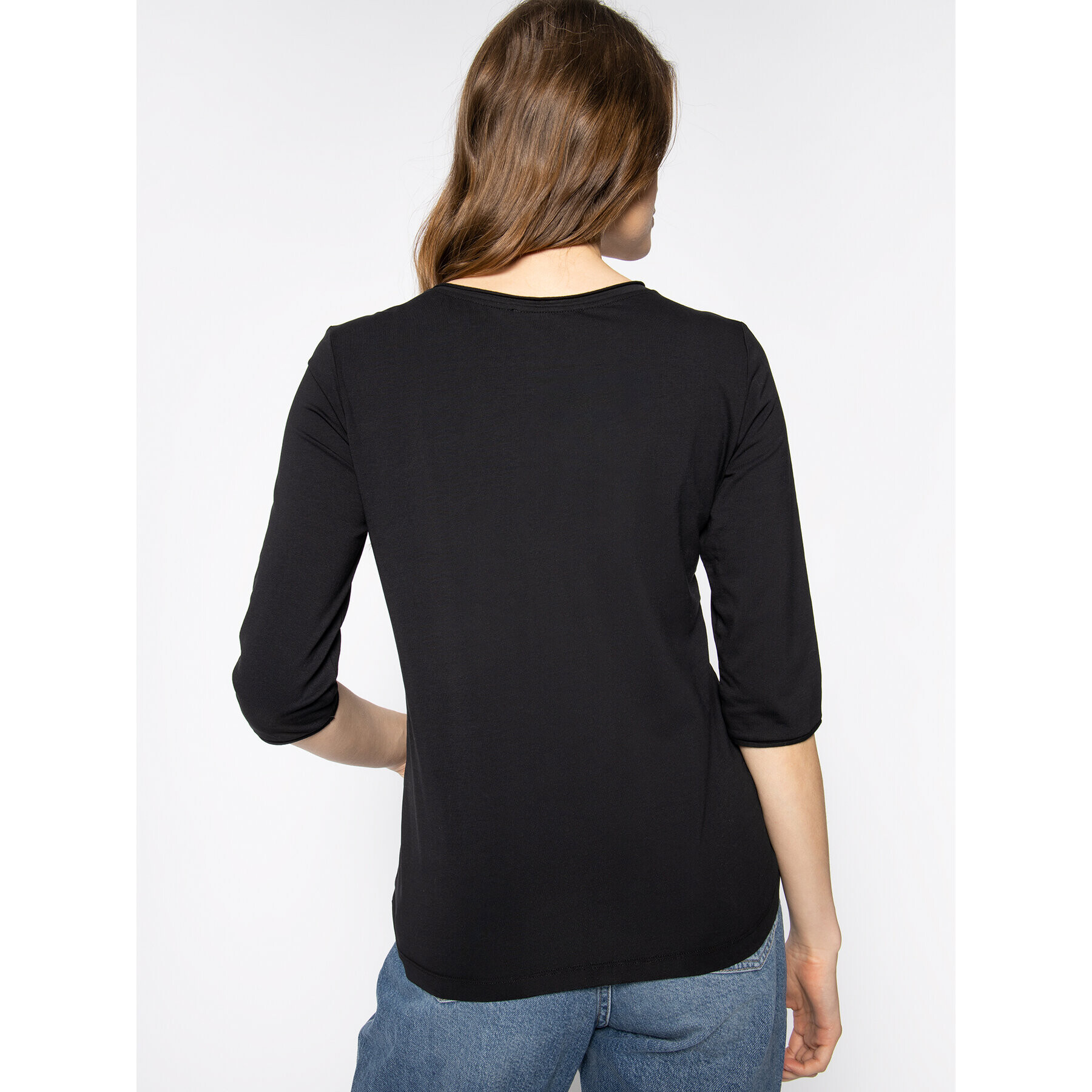 Laurèl Bluză 41009 Negru Relaxed Fit - Pled.ro