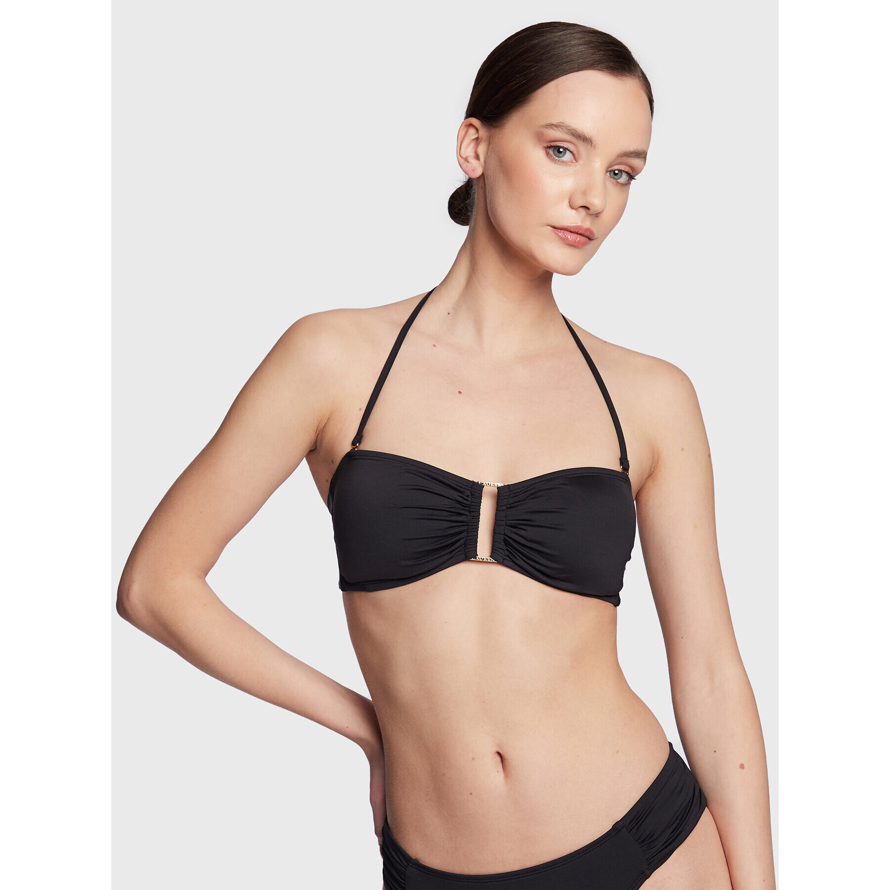 Lauren Ralph Lauren Bikini partea de sus 20301231 Negru - Pled.ro