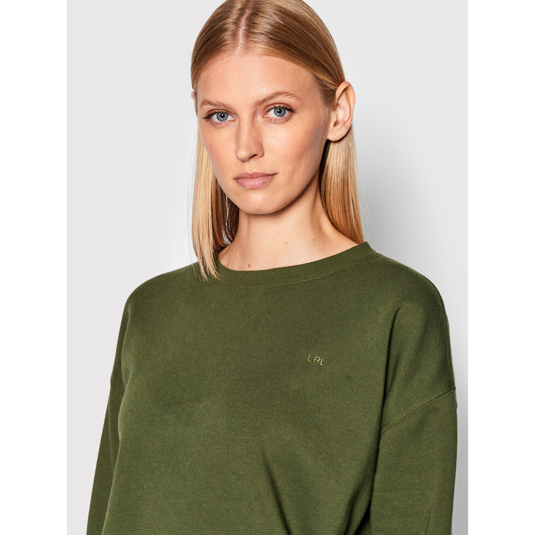 Lauren Ralph Lauren Bluză 200863473008 Verde Regular Fit - Pled.ro