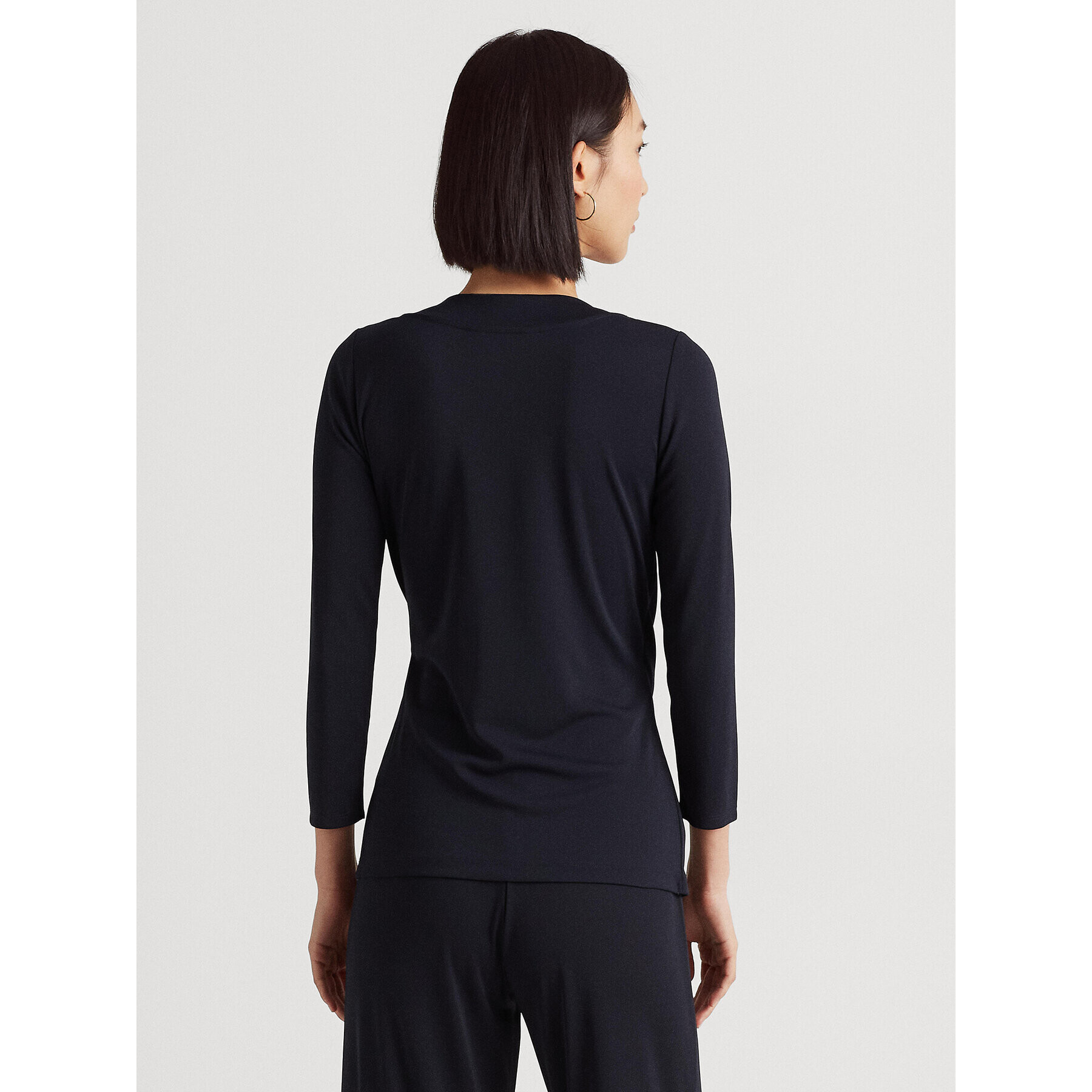 Lauren Ralph Lauren Bluză 200889081010 Bleumarin Slim Fit - Pled.ro