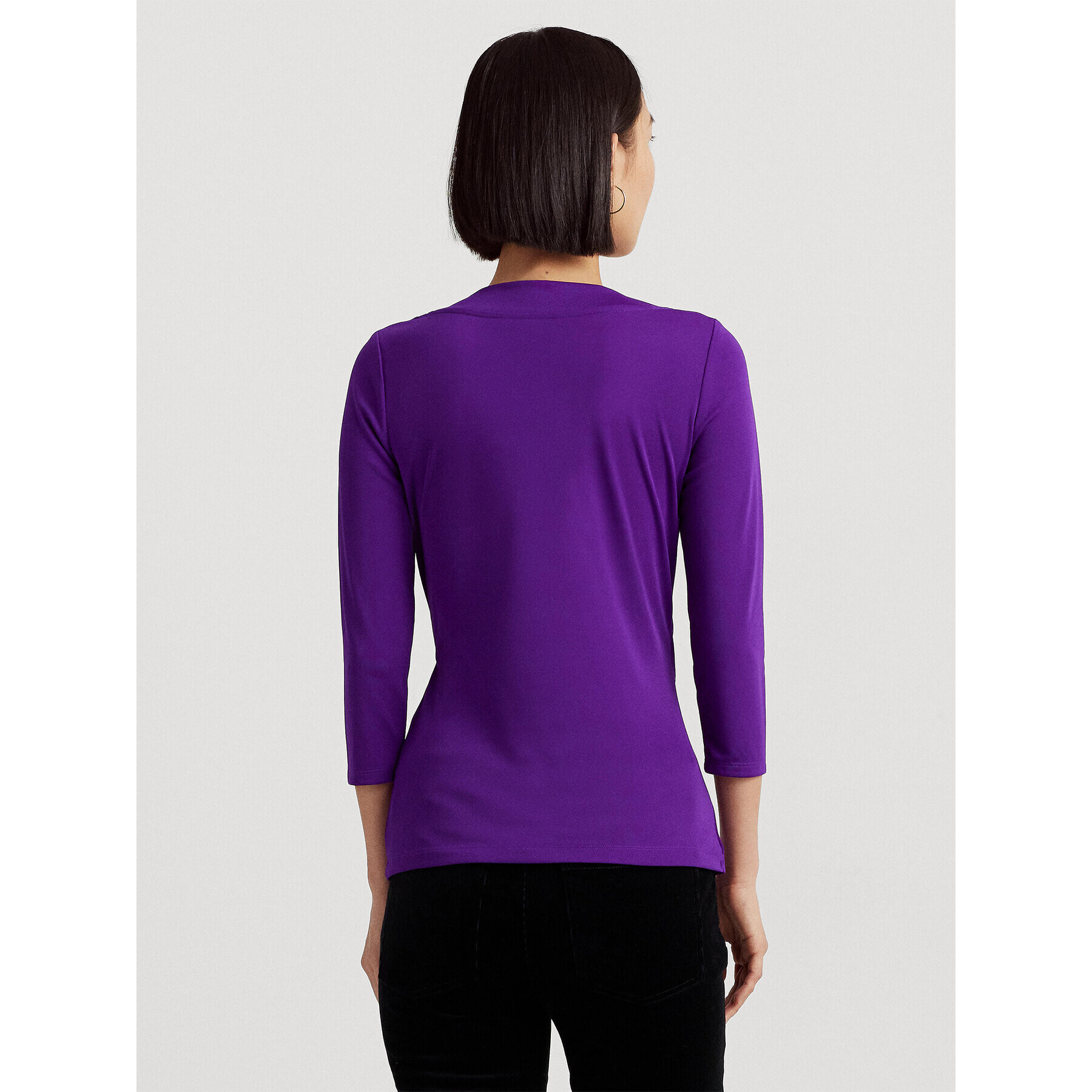 Lauren Ralph Lauren Bluză 200889081012 Violet Slim Fit - Pled.ro