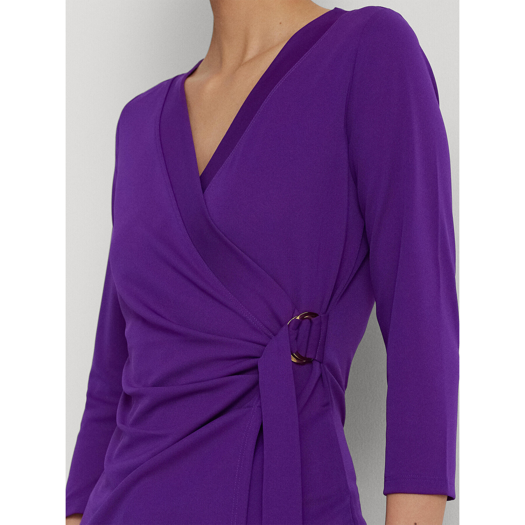 Lauren Ralph Lauren Bluză 200889081012 Violet Slim Fit - Pled.ro