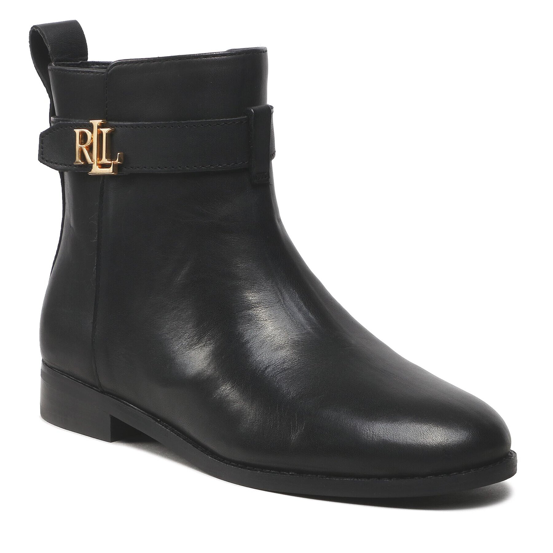 Lauren Ralph Lauren Botine Briele 802882390002 Negru - Pled.ro