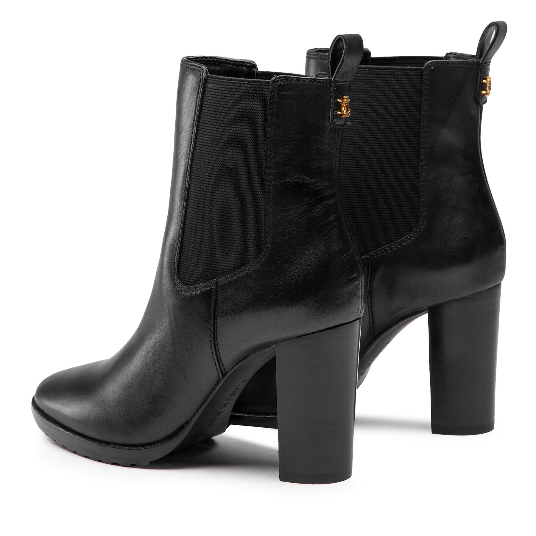 Lauren Ralph Lauren Botine Mylah 802871290002 Negru - Pled.ro