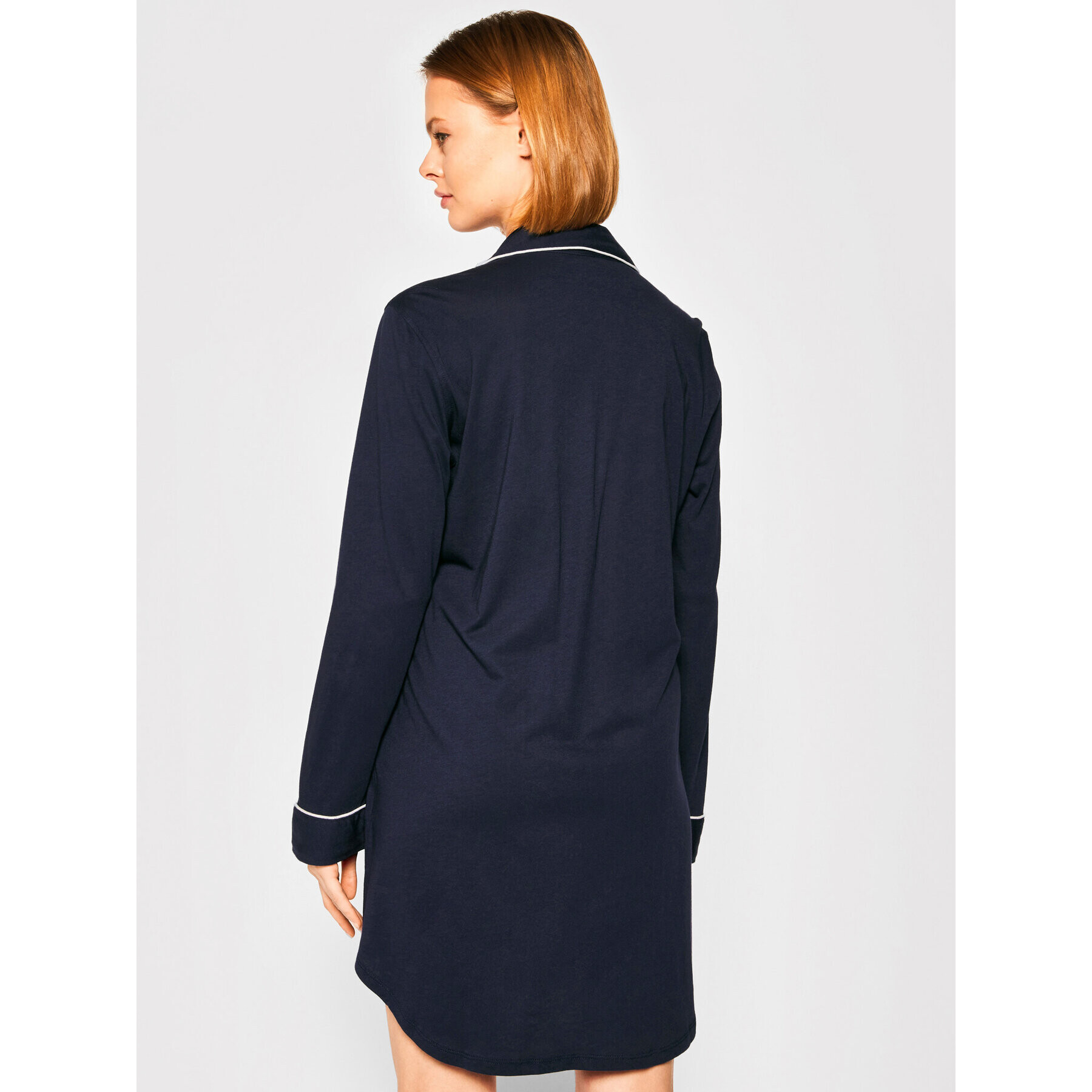 Lauren Ralph Lauren Cămașă de noapte I811950 Bleumarin Regular Fit - Pled.ro