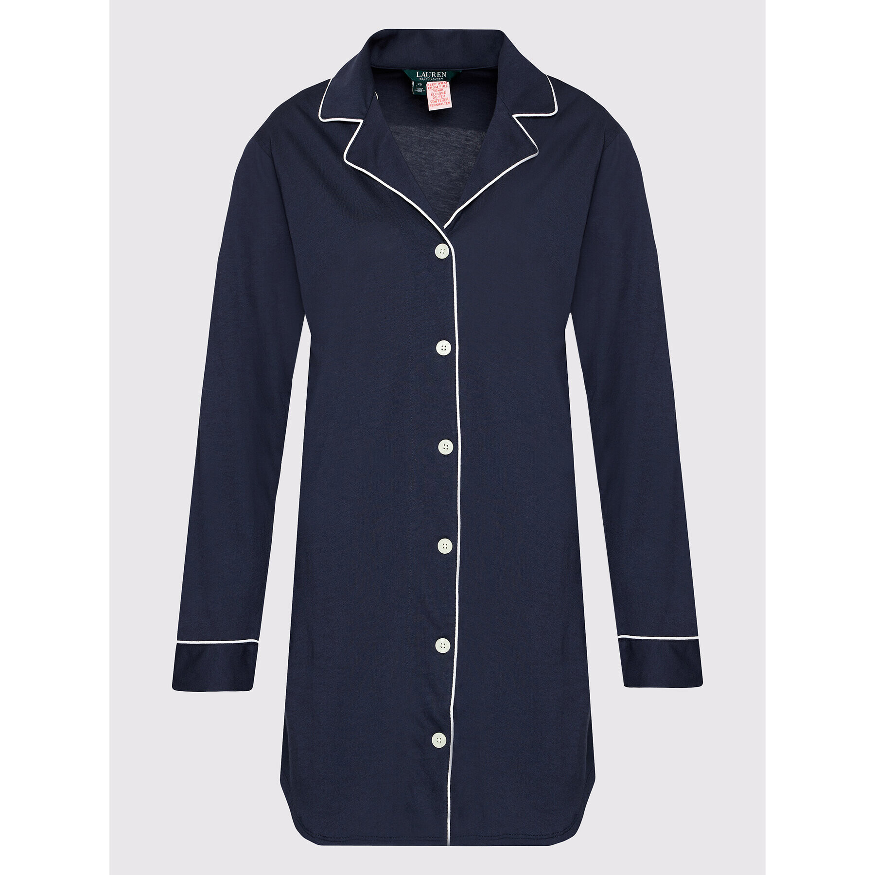 Lauren Ralph Lauren Cămașă de noapte I811950 Bleumarin Regular Fit - Pled.ro