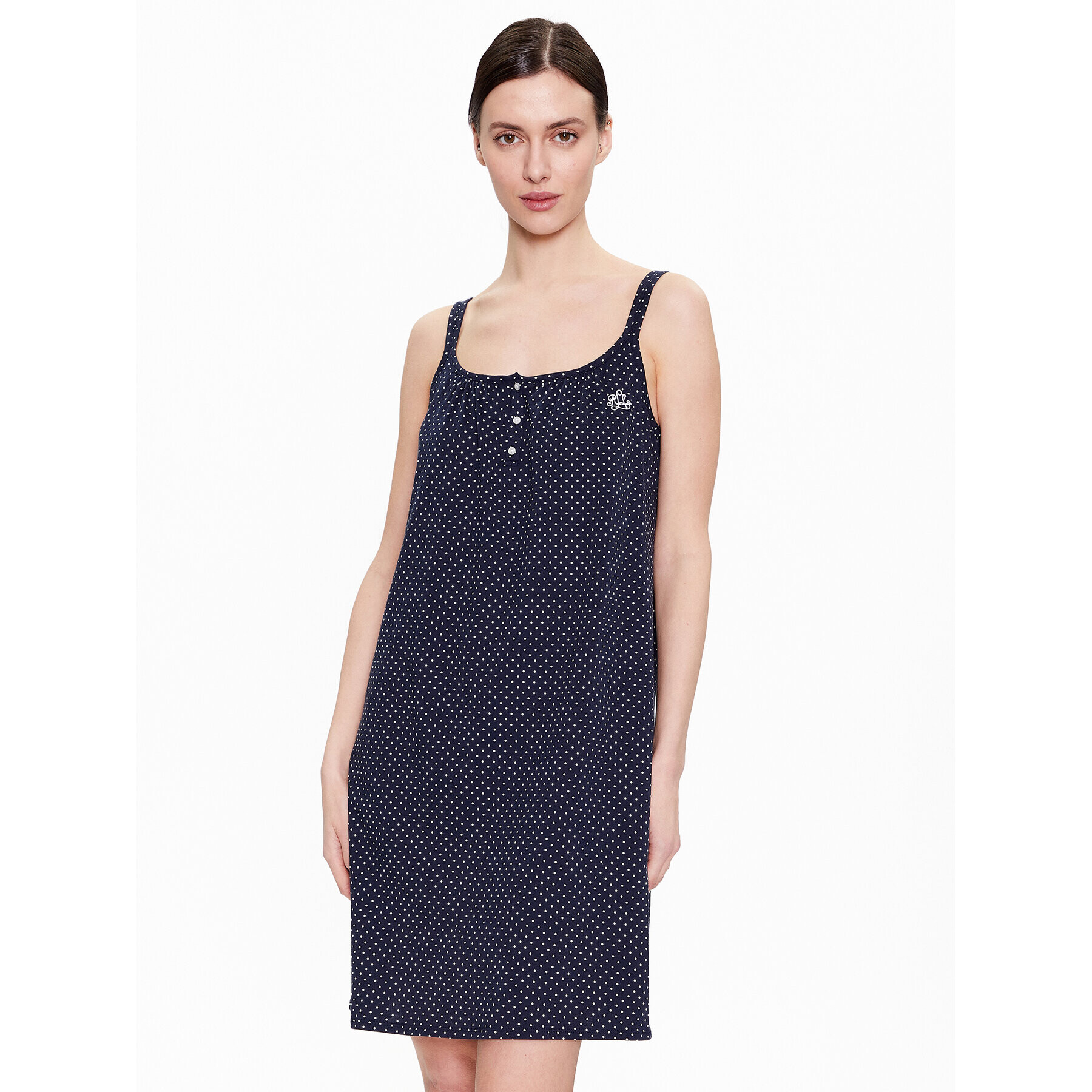 Lauren Ralph Lauren Cămașă de noapte I812702 Bleumarin Regular Fit - Pled.ro